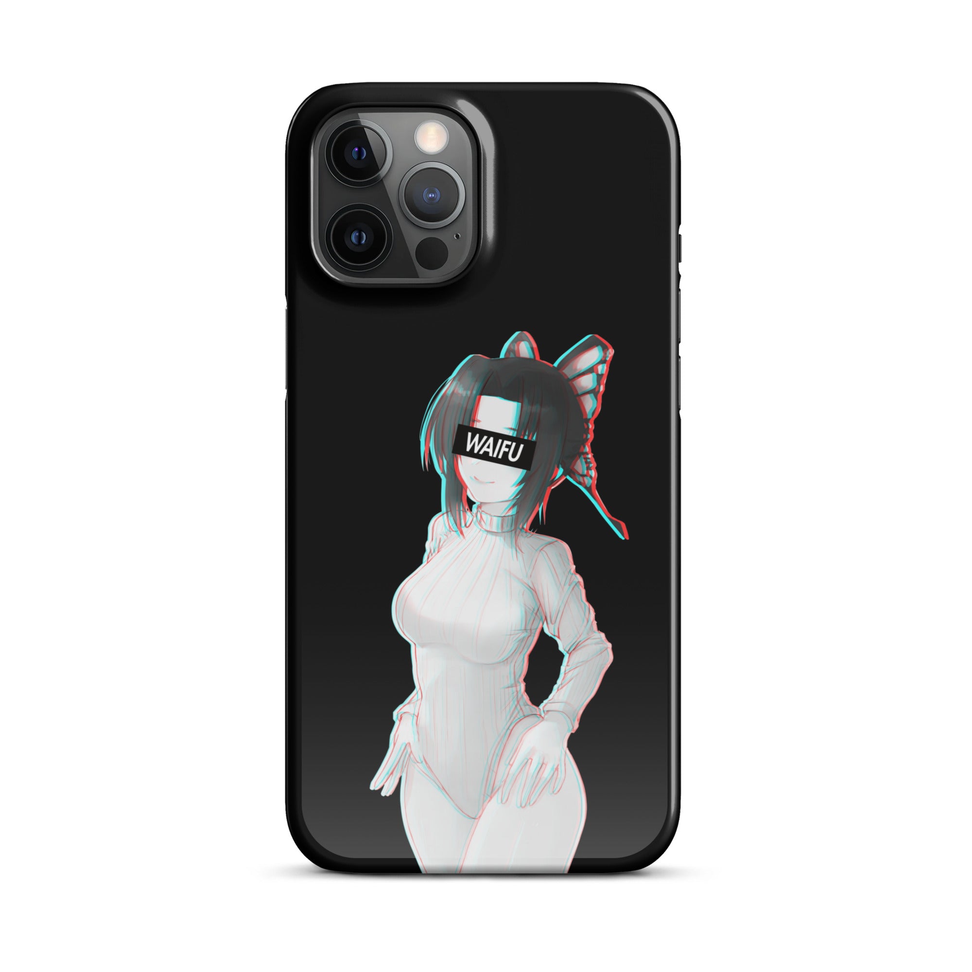 Shinobu Waifu Material - Black Edition #002 iPhone Premium Case
