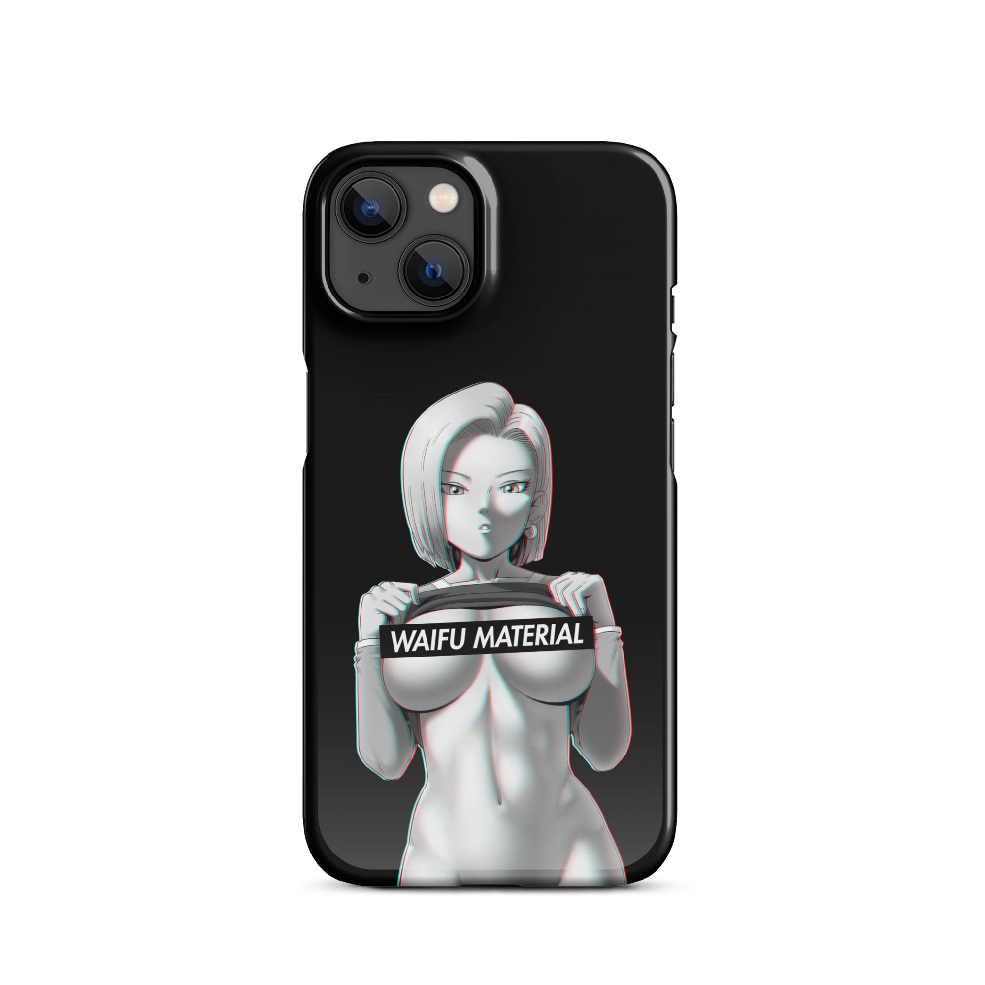C18 Waifu Material - Black Edition #001 iPhone Premium Case