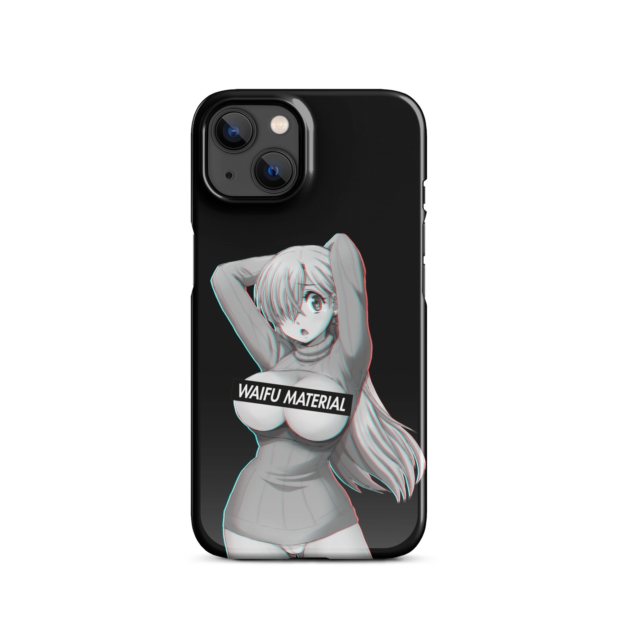 Elizabeth Waifu Material - Black Edition #001 iPhone Premium Case