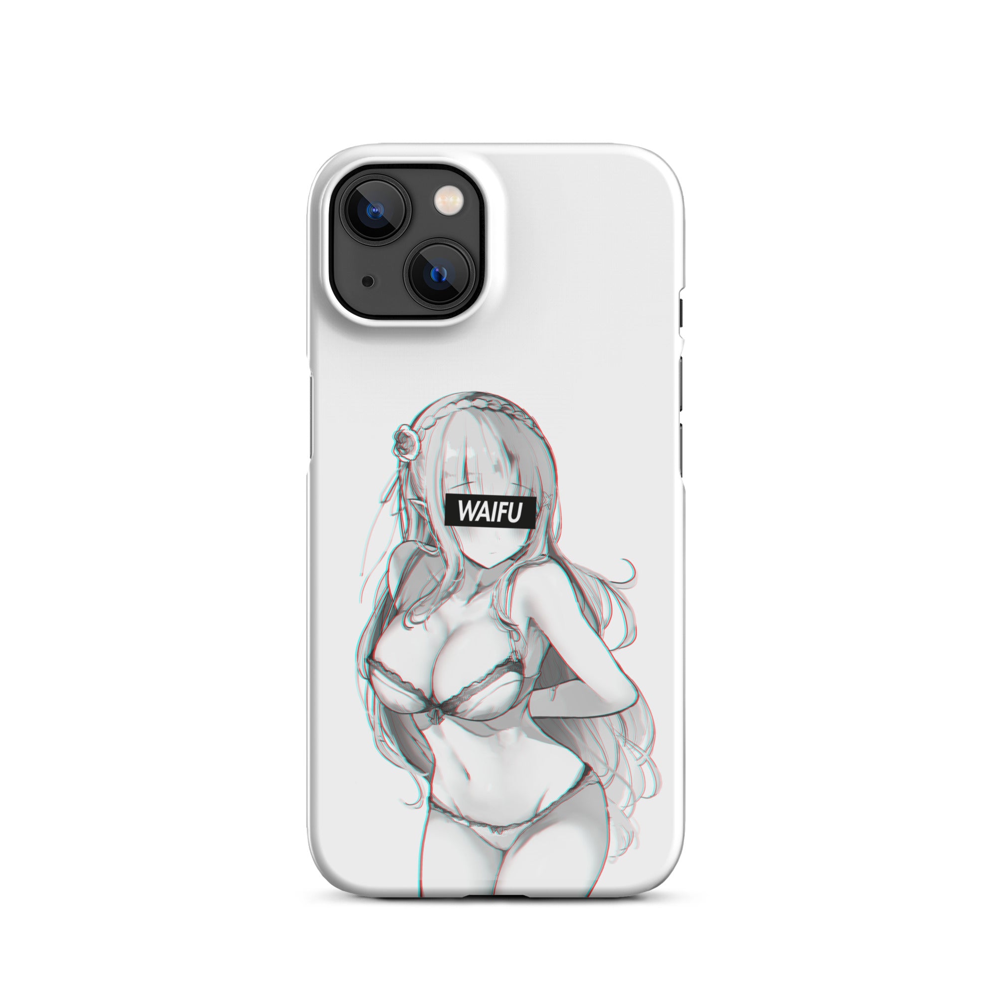 Emilia Waifu Material #004 iPhone Premium Case