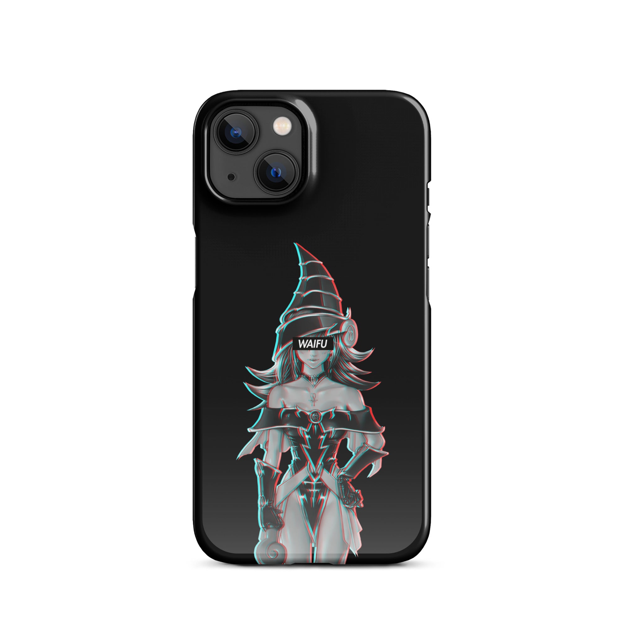 Magical Gal Waifu Material - Black Edition #001 iPhone Premium Case