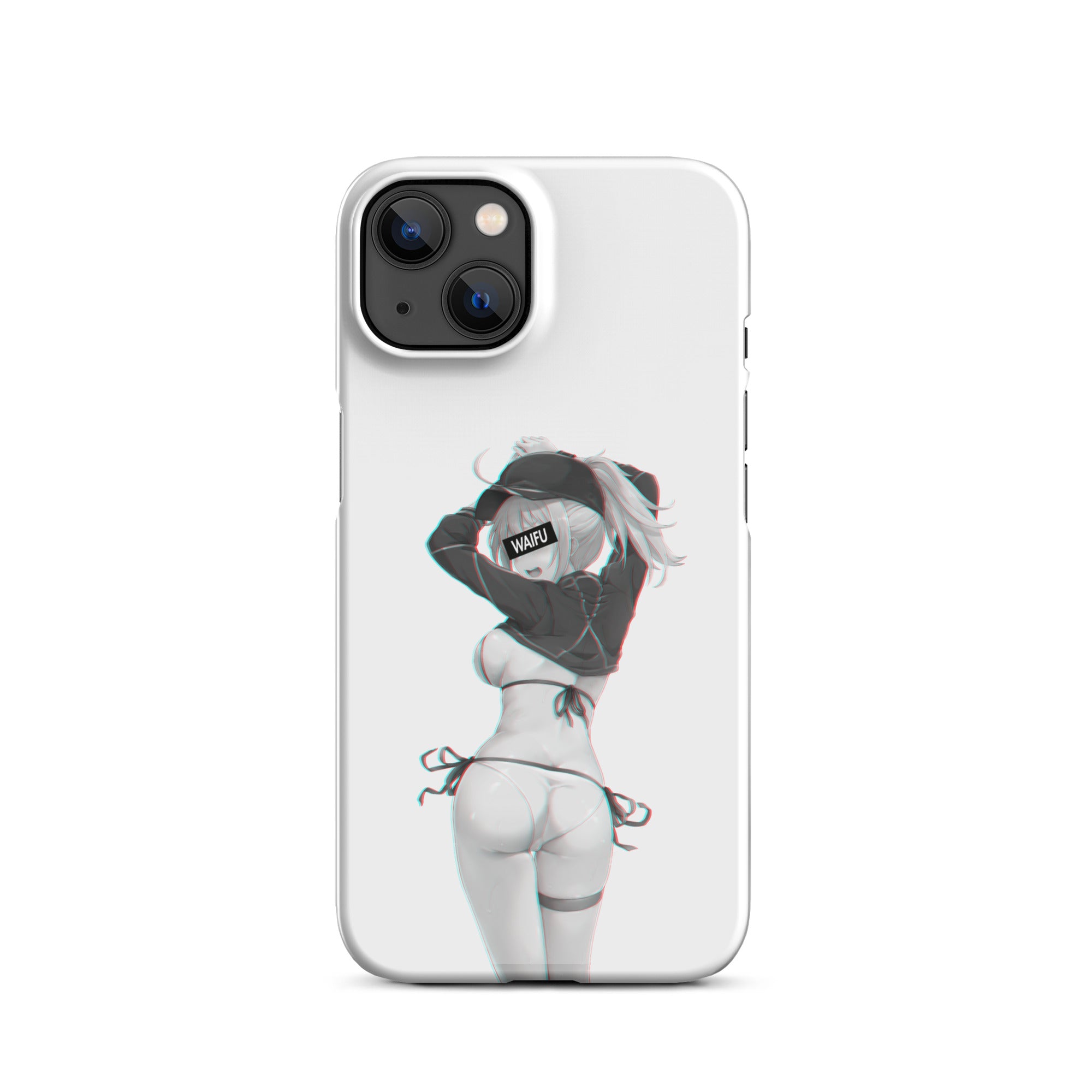 Mysterious Heroine Waifu Material #003 iPhone Premium Case