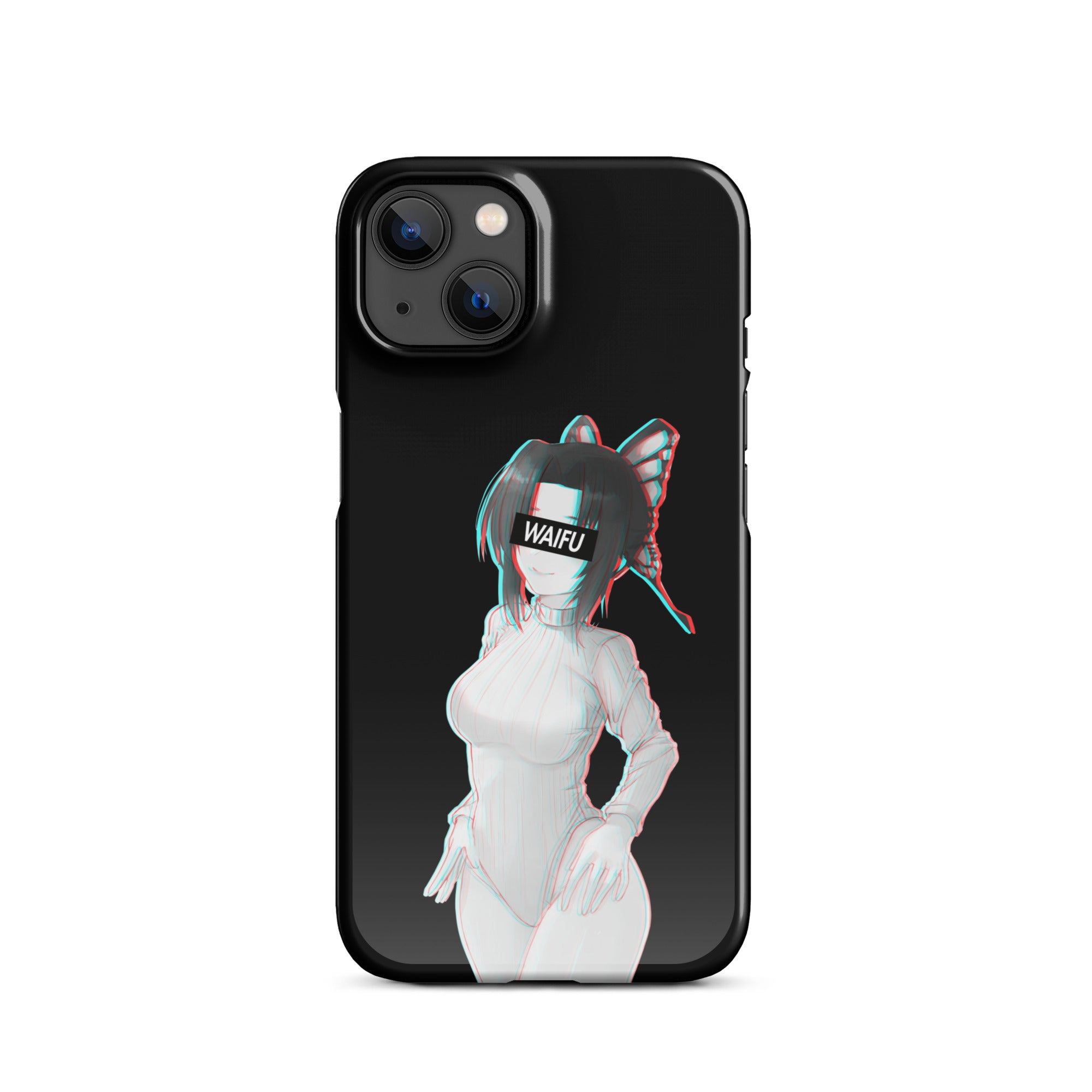 Shinobu Waifu Material - Black Edition #002 iPhone Premium Case