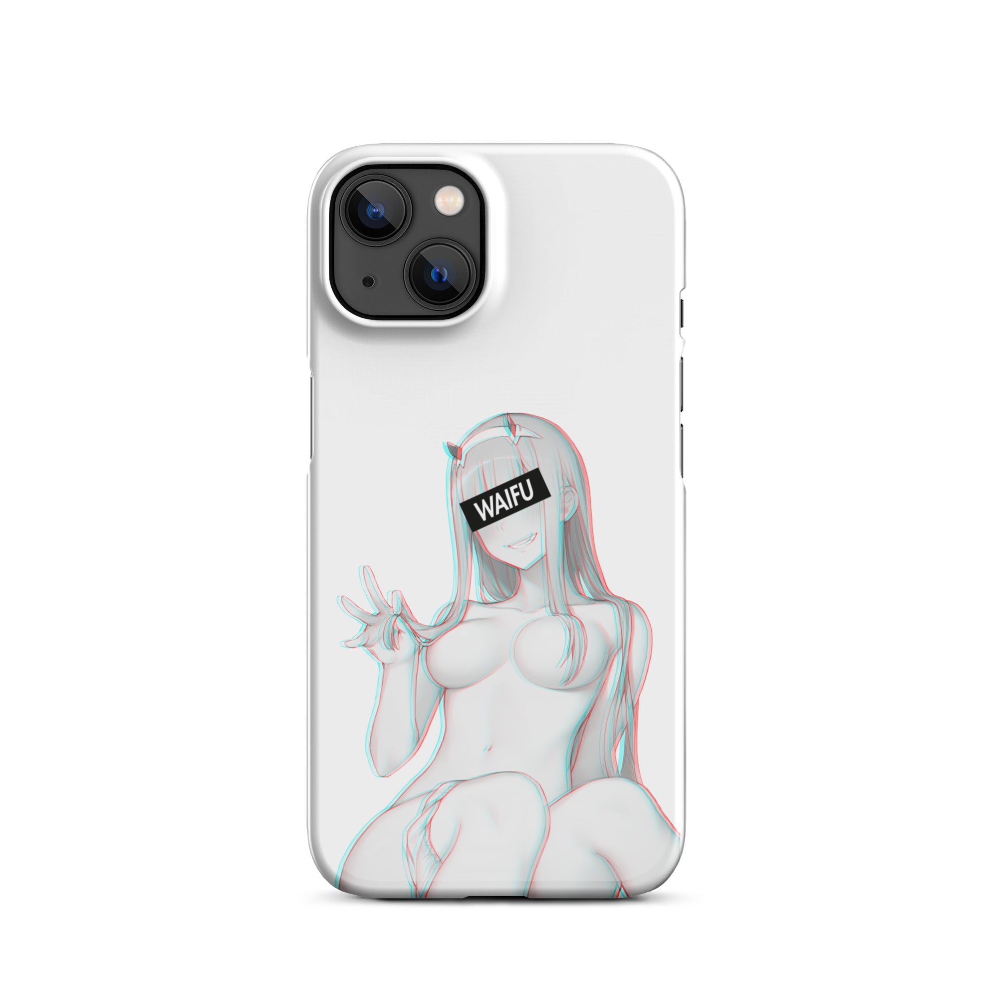 Zero Two Waifu Material #006 iPhone Premium Case