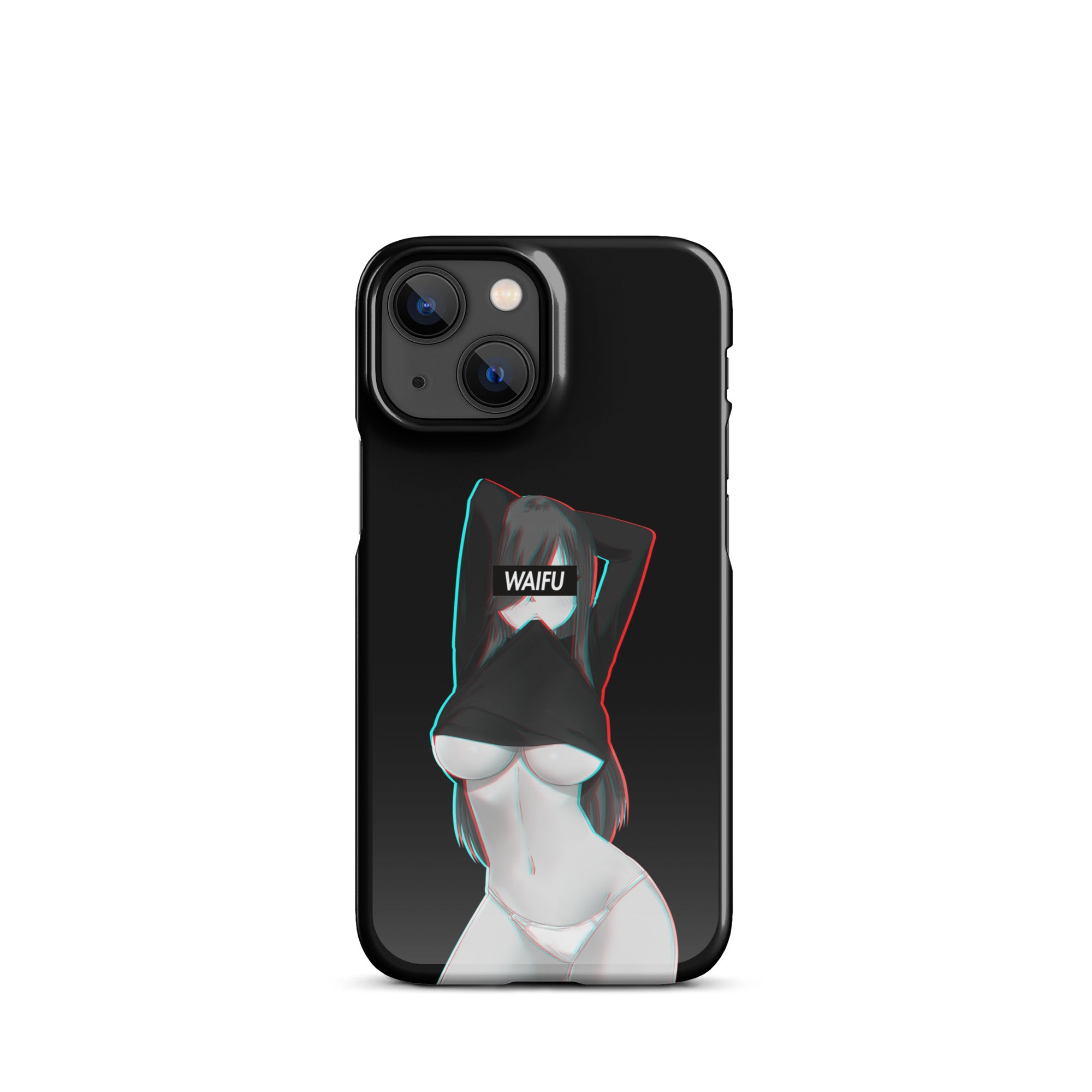 Erza Waifu Material - Black Edition #001 iPhone Premium Case