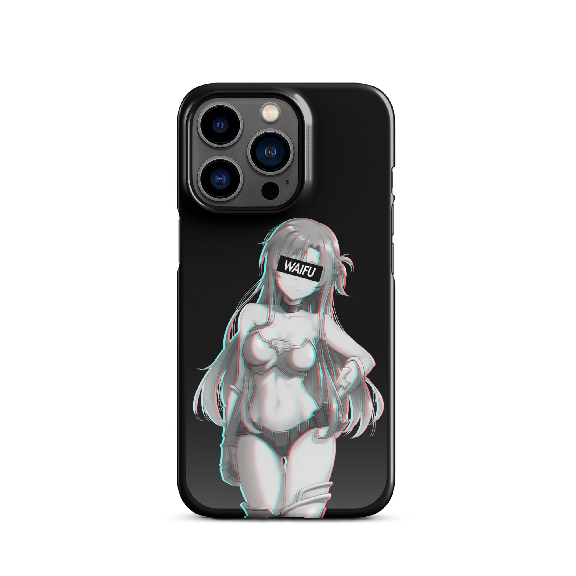 Asuna Waifu Material - Black Edition #001 iPhone Premium Case