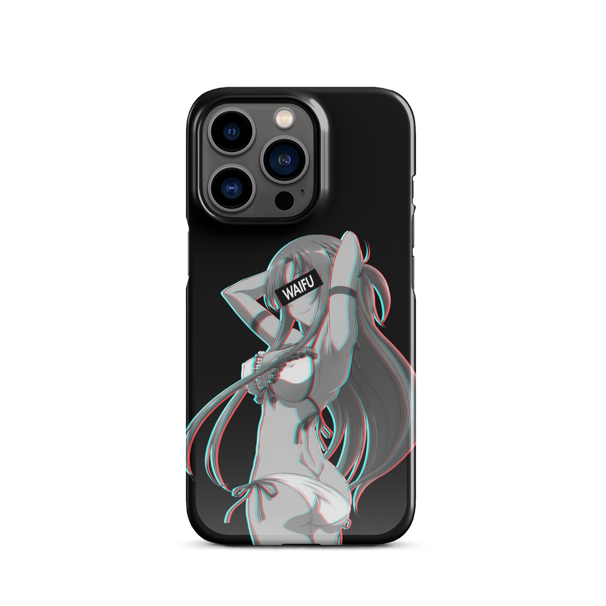 Asuna Waifu Material - Black Edition #002 iPhone Premium Case