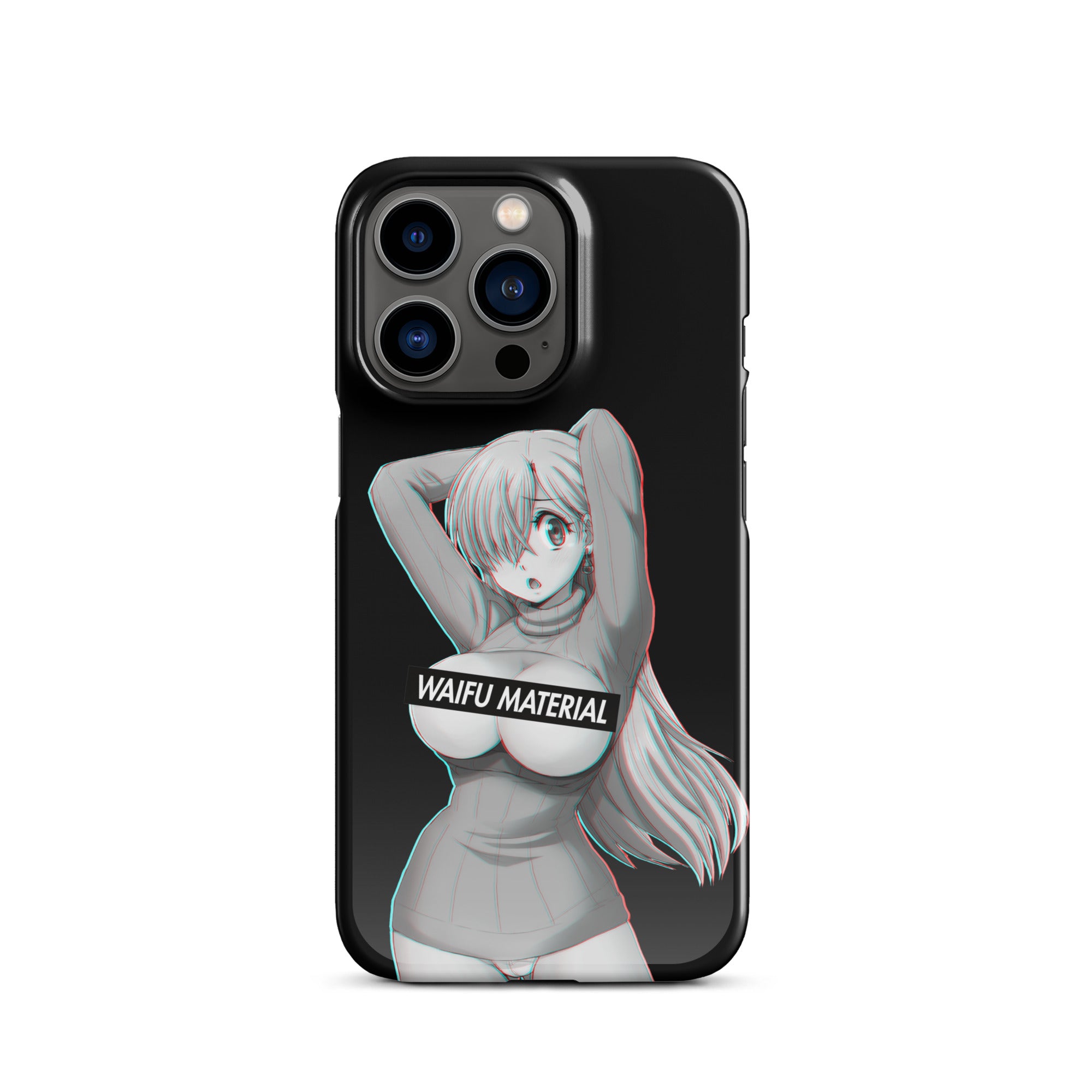 Elizabeth Waifu Material - Black Edition #001 iPhone Premium Case