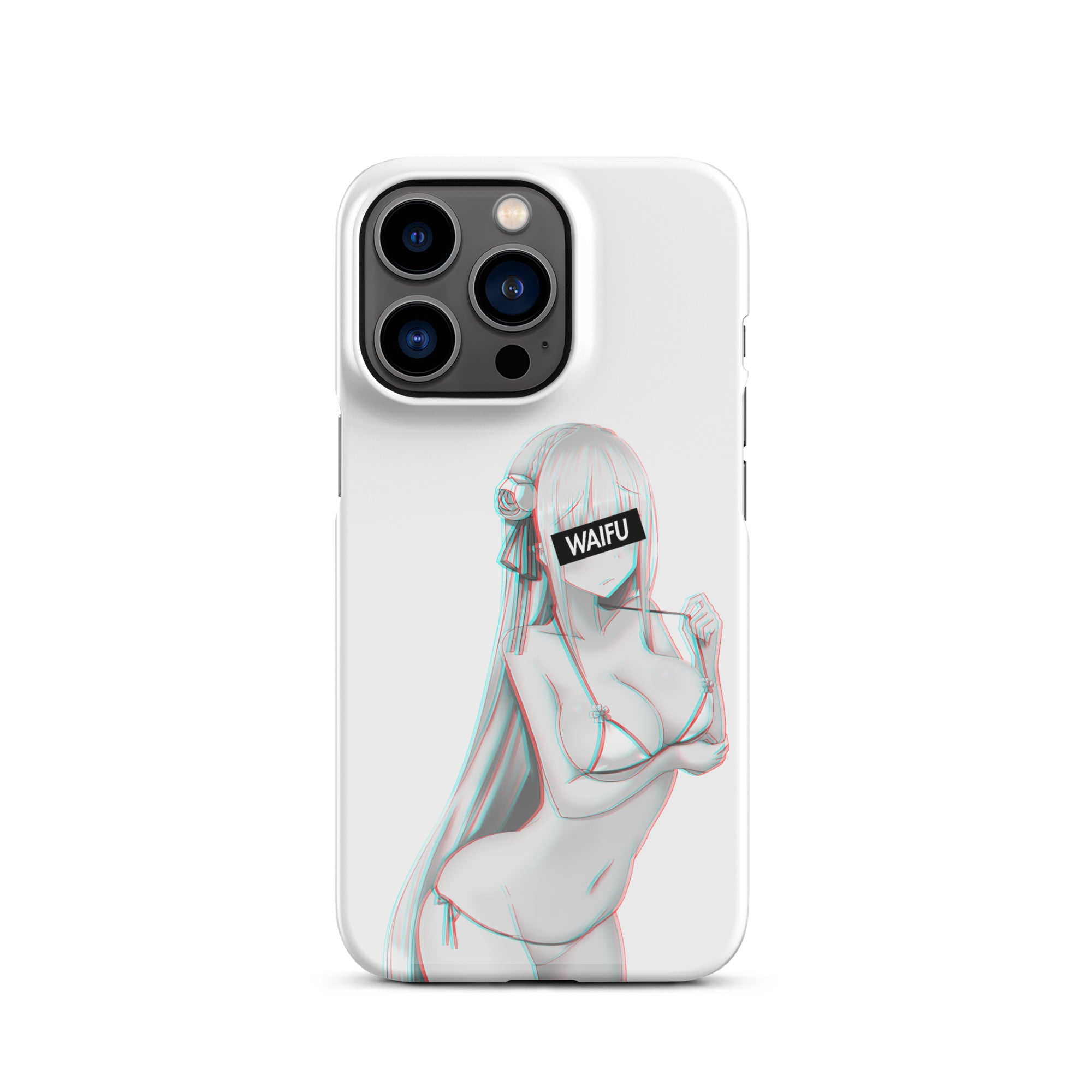 Emilia Waifu Material #002 iPhone Premium Case