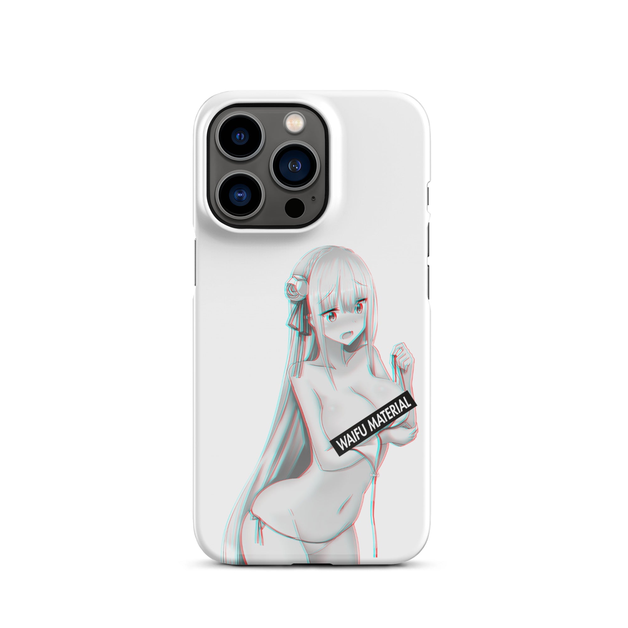 Emilia Waifu Material #003 iPhone Premium Case