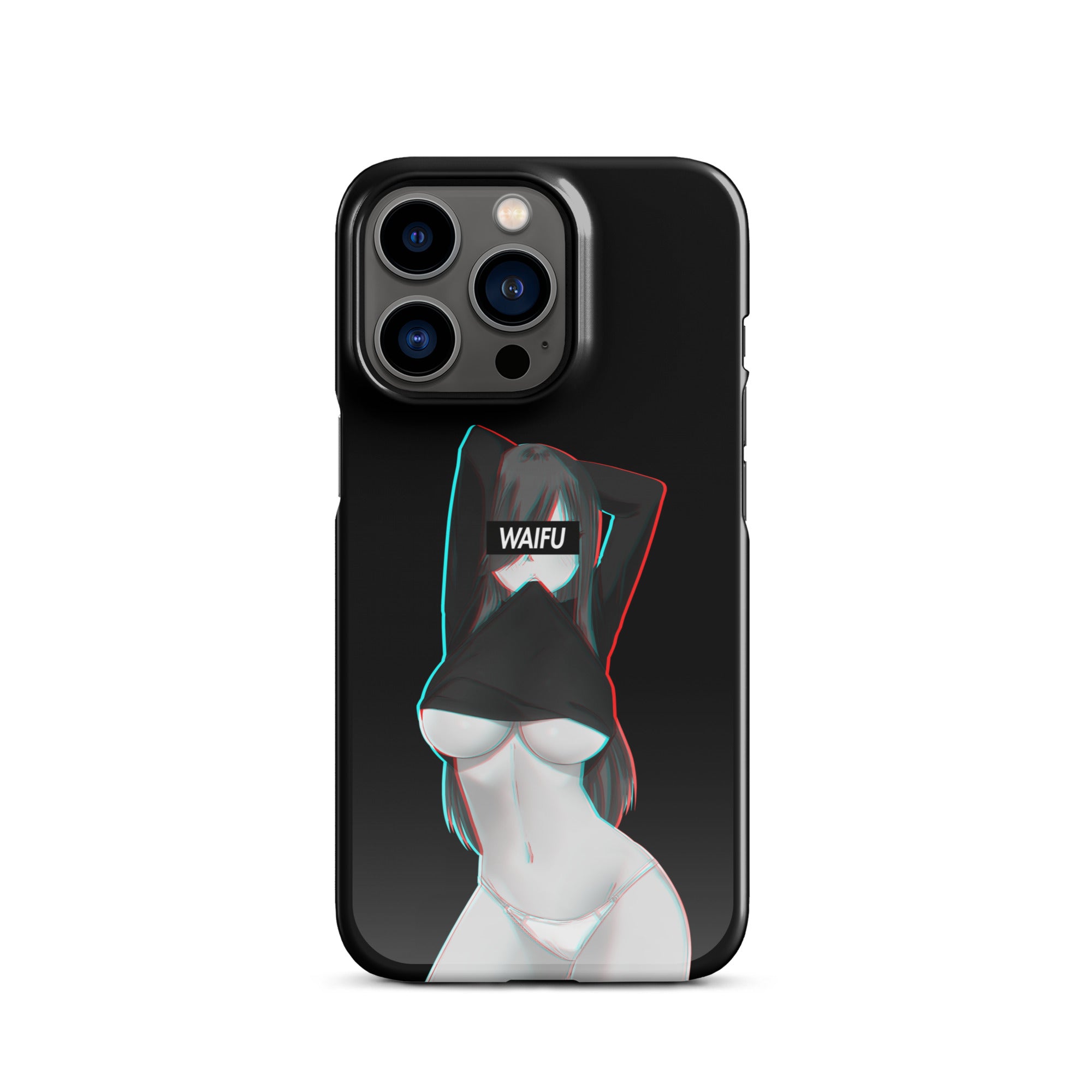 Erza Waifu Material - Black Edition #001 iPhone Premium Case