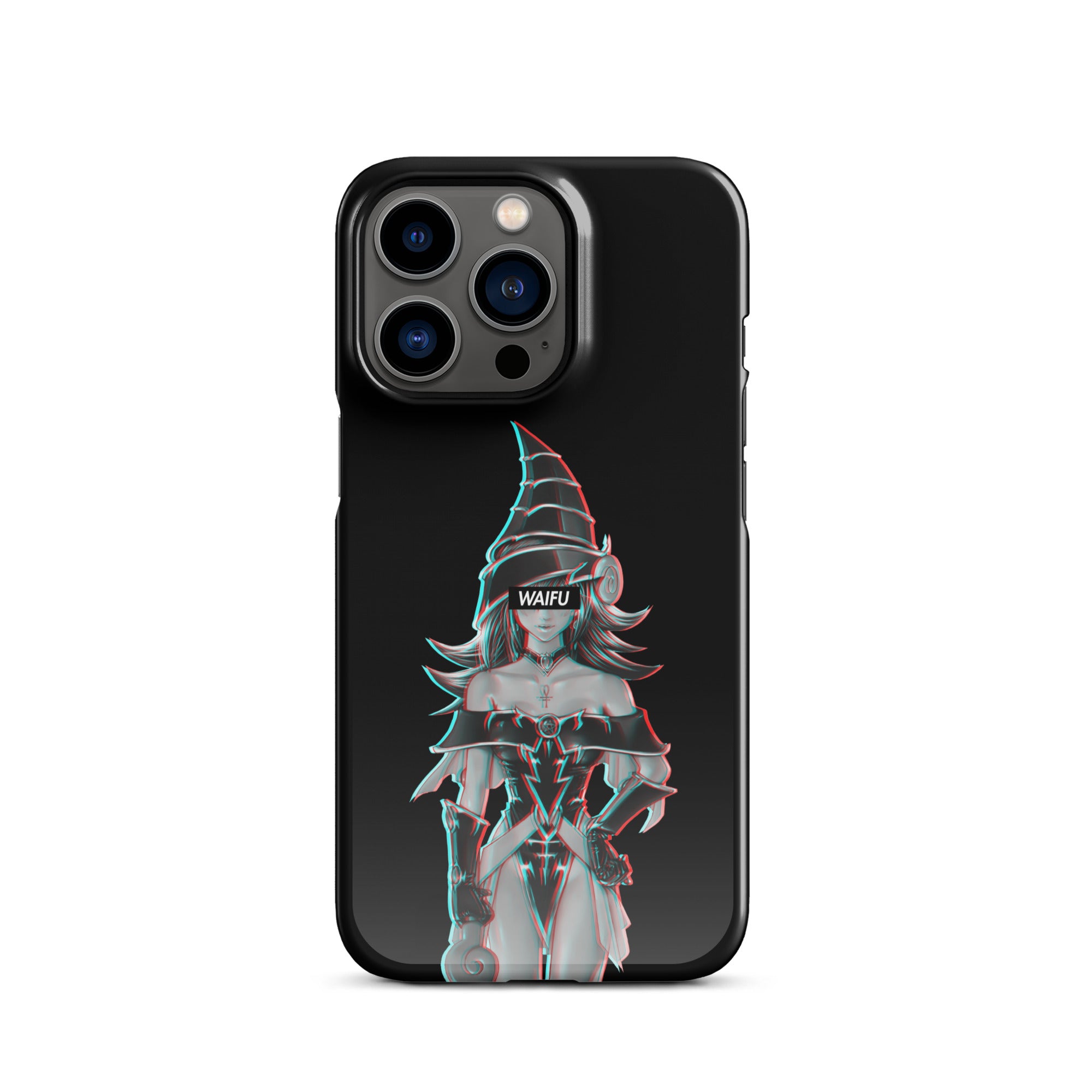 Magical Gal Waifu Material - Black Edition #001 iPhone Premium Case