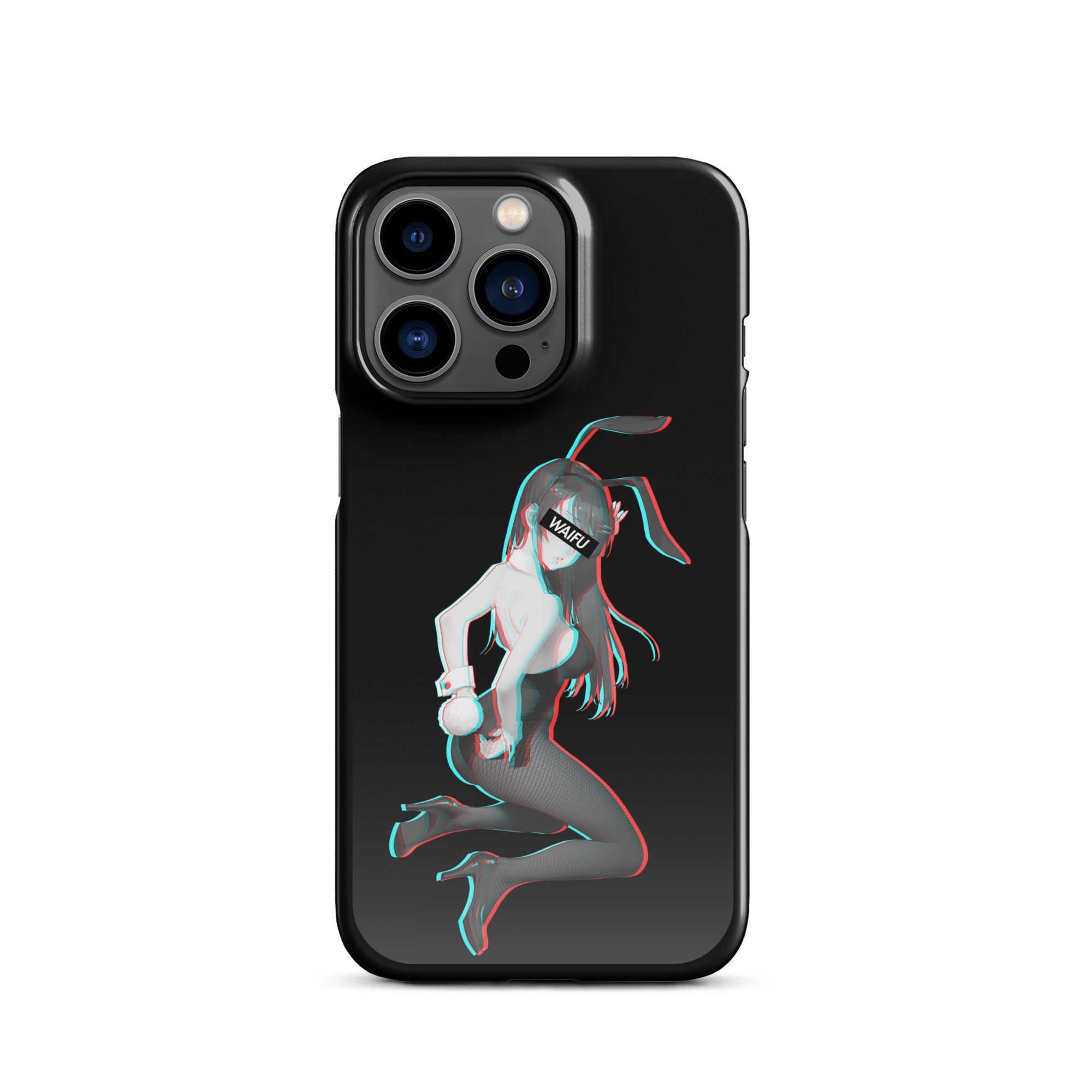 Mai Waifu Material - Black Edition #001 iPhone Premium Case