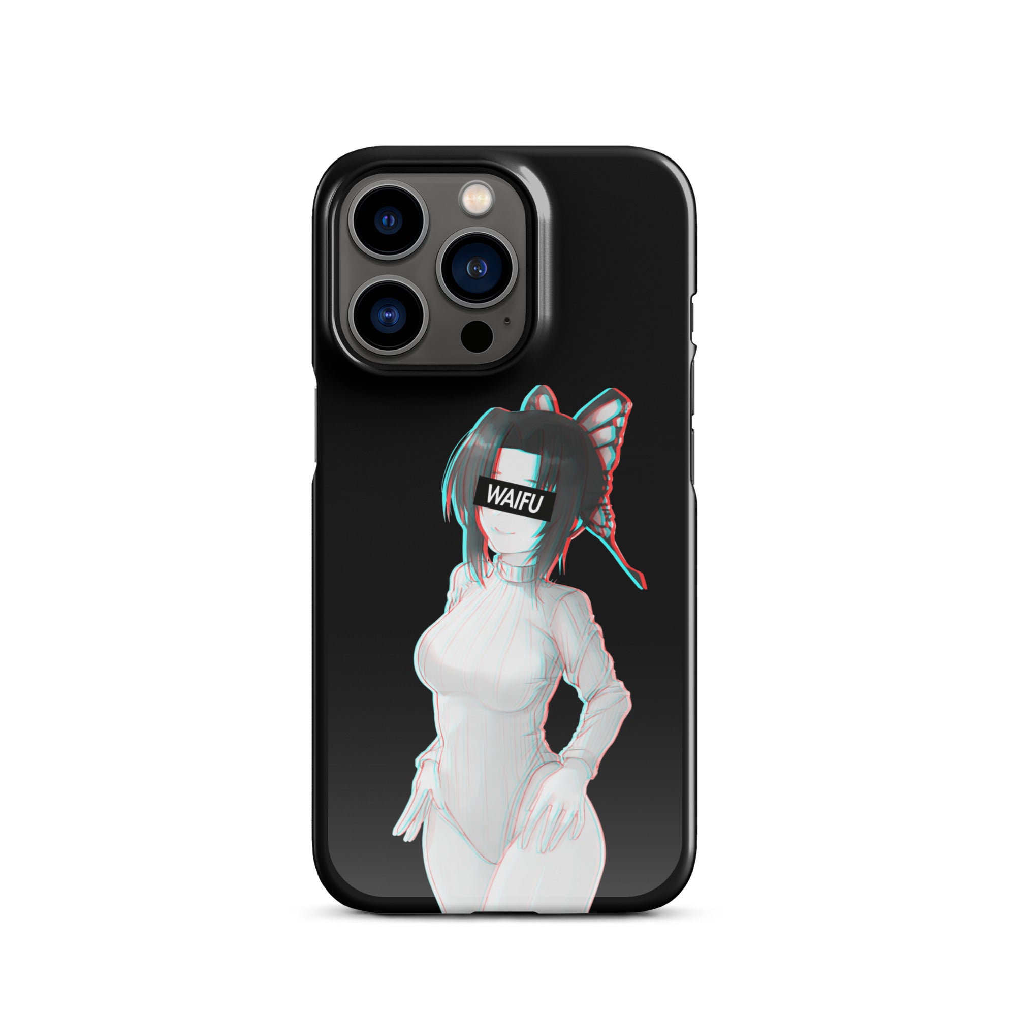 Shinobu Waifu Material - Black Edition #002 iPhone Premium Case