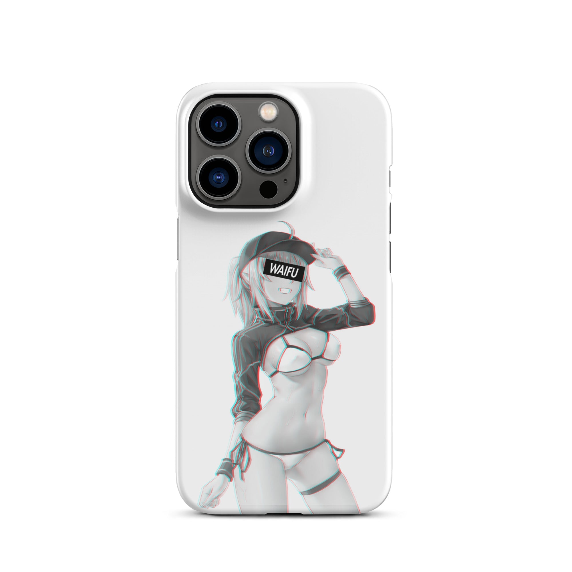Mysterious Heroine Waifu Material #004 iPhone Premium Case