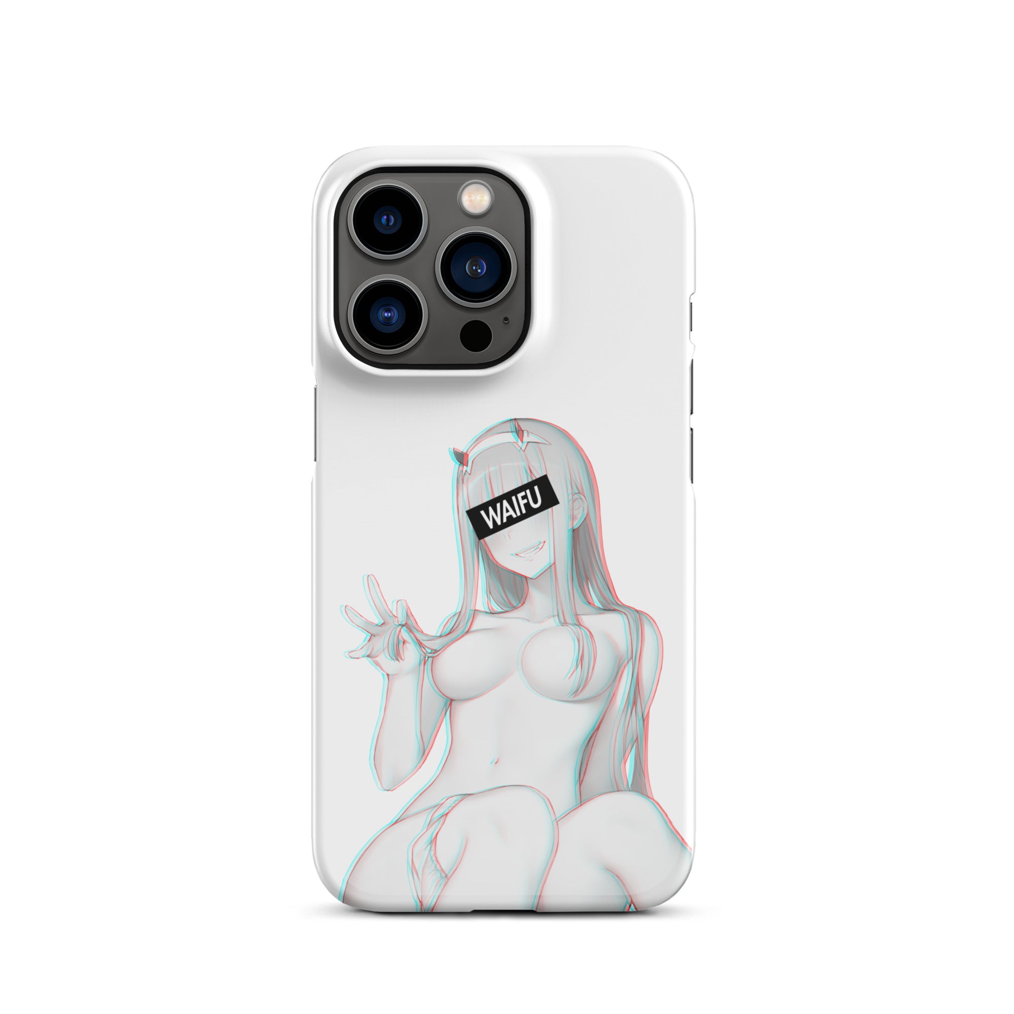 Zero Two Waifu Material #006 iPhone Premium Case