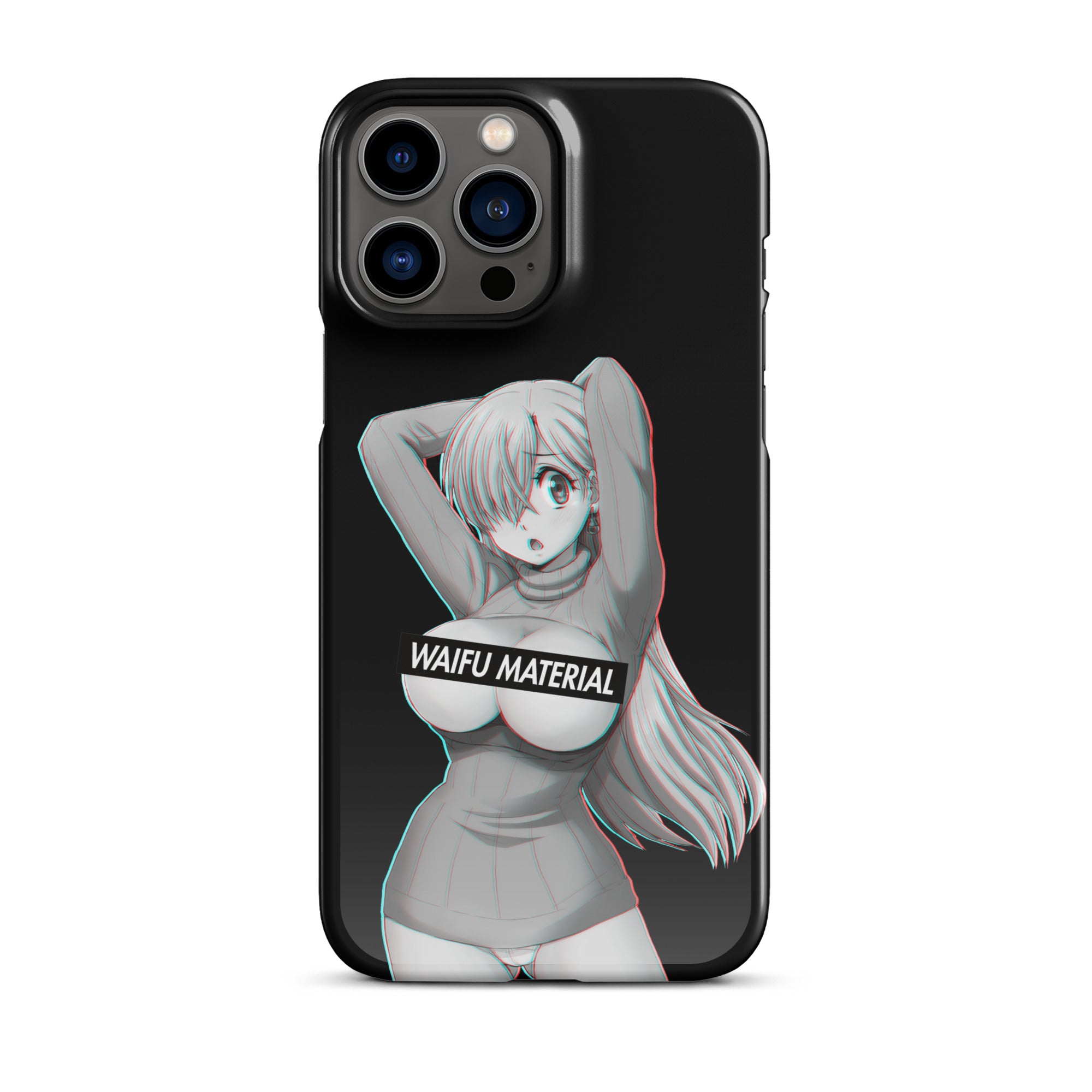 Elizabeth Waifu Material - Black Edition #001 iPhone Premium Case