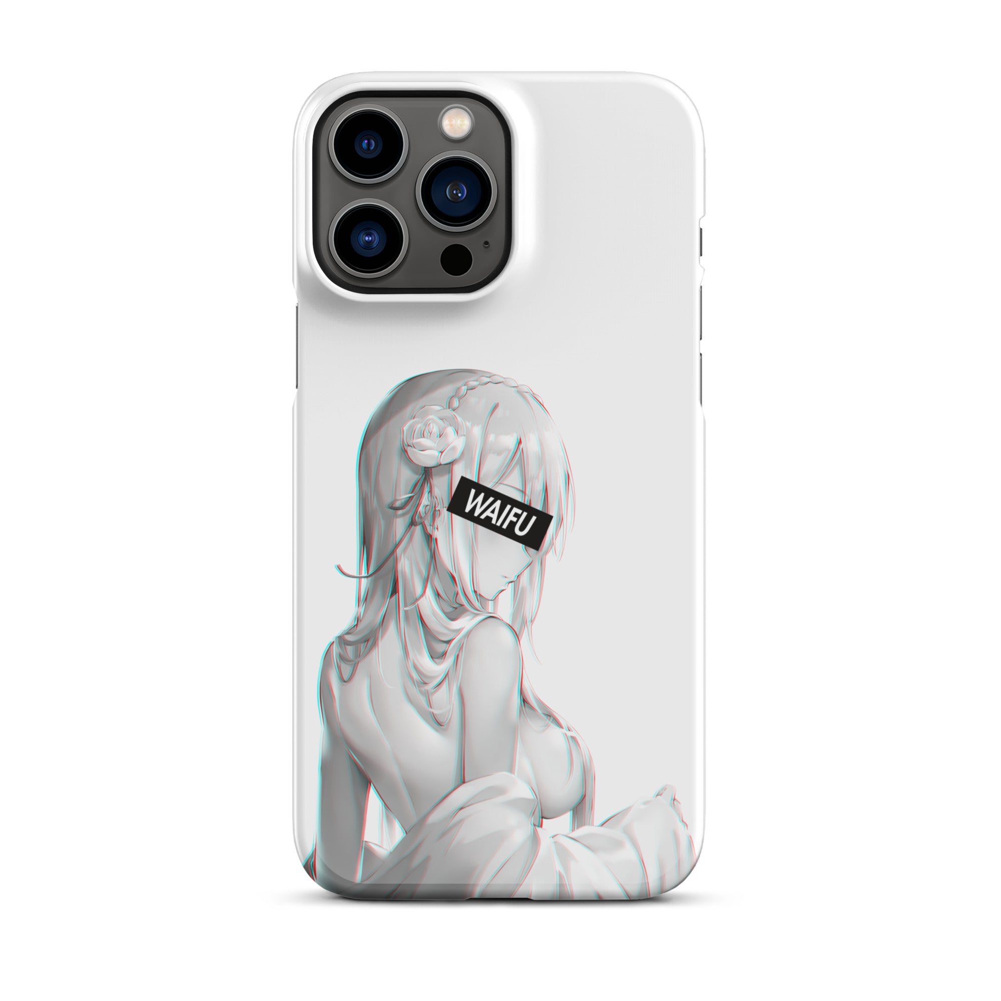 Emilia Waifu Material #001 iPhone Premium Case