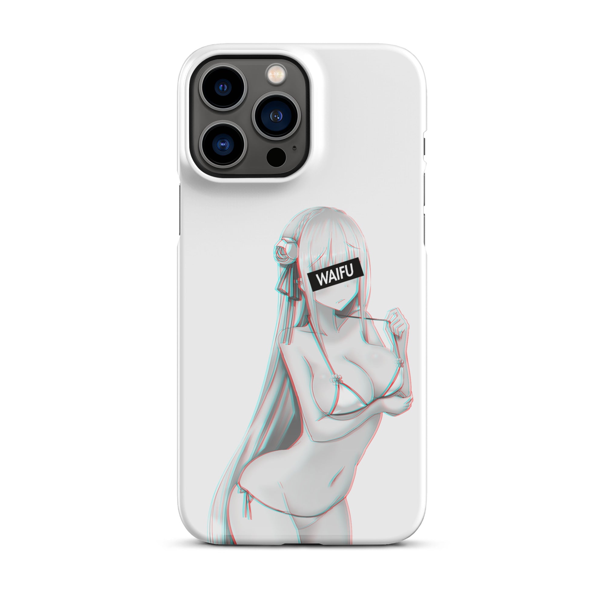 Emilia Waifu Material #002 iPhone Premium Case
