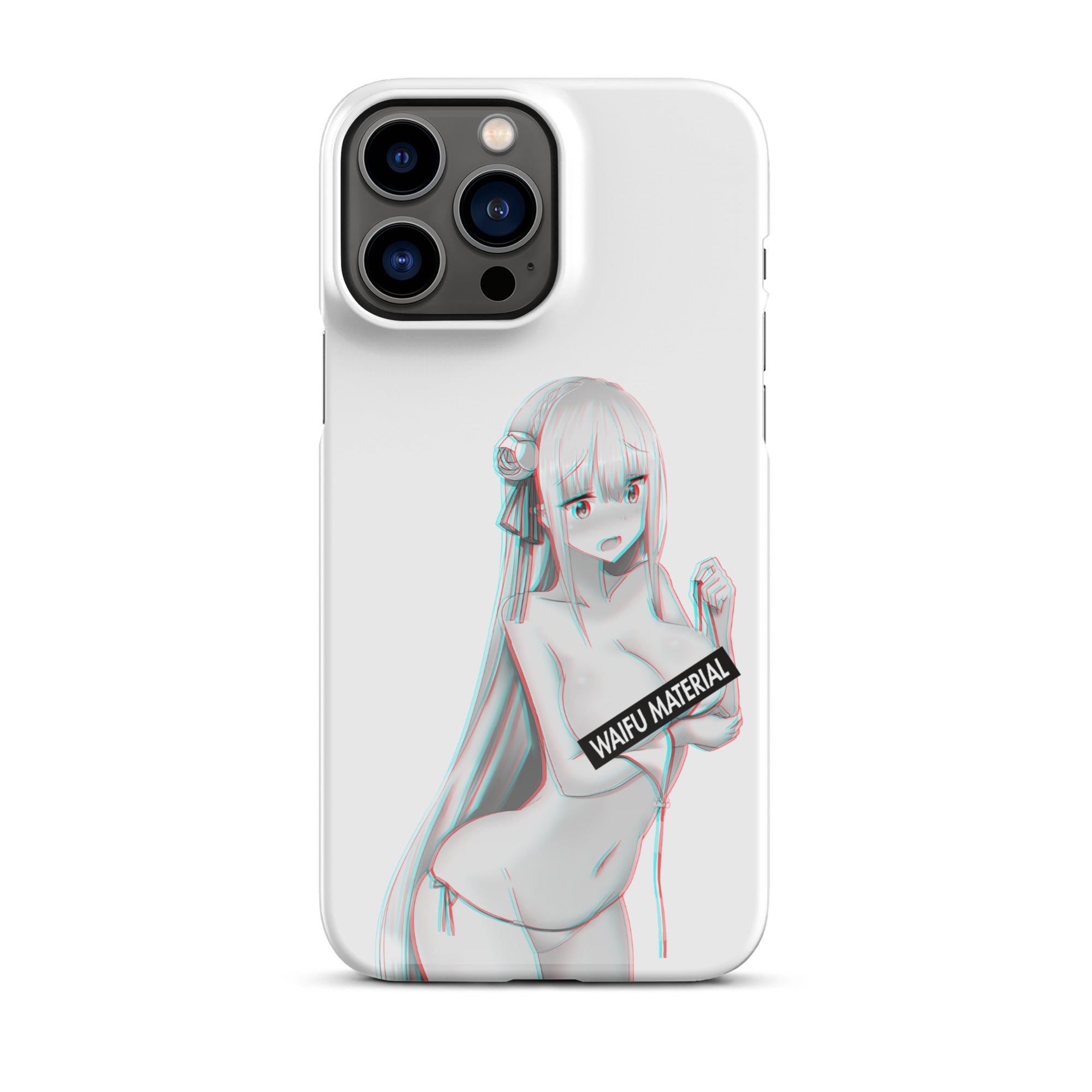 Emilia Waifu Material #003 iPhone Premium Case