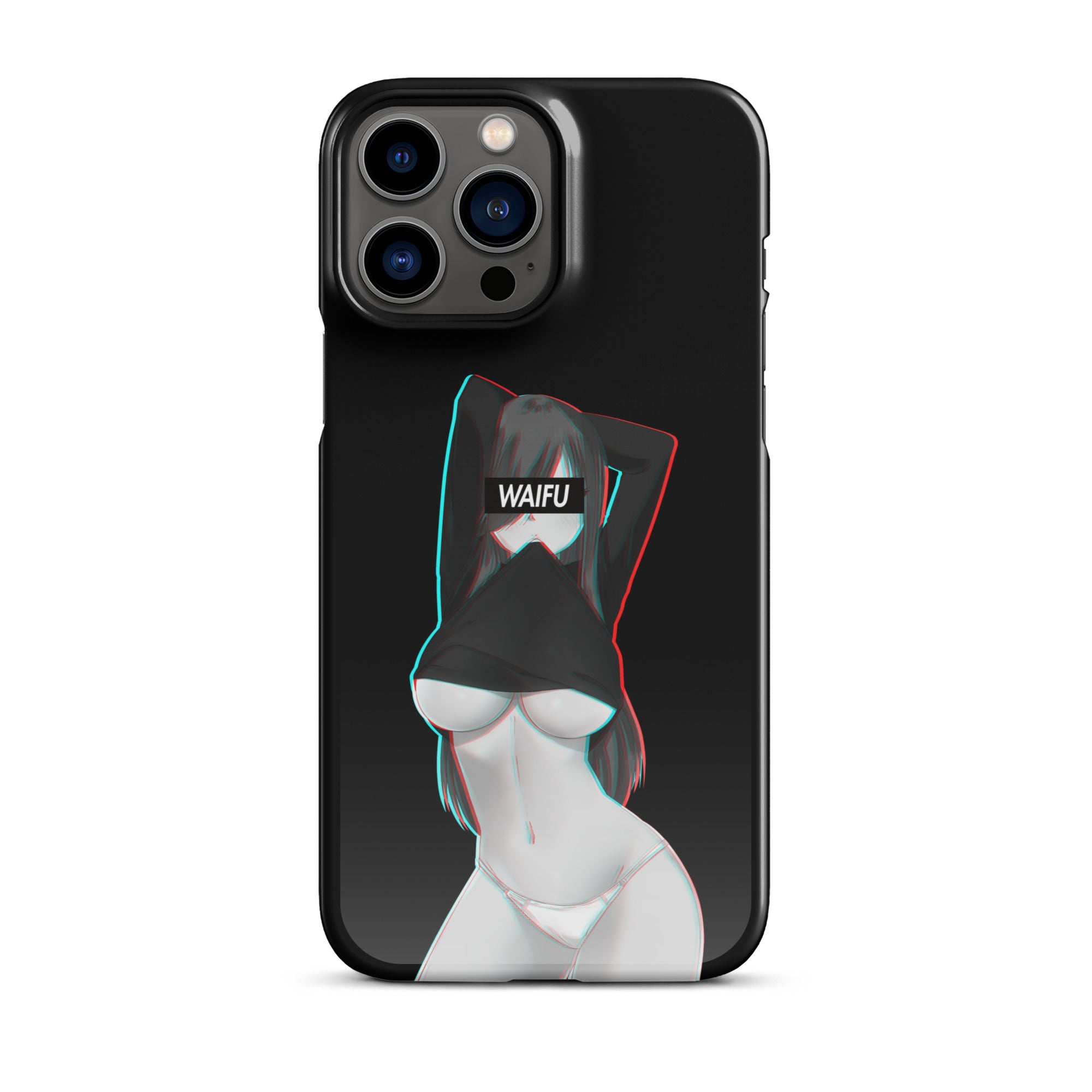 Erza Waifu Material - Black Edition #001 iPhone Premium Case