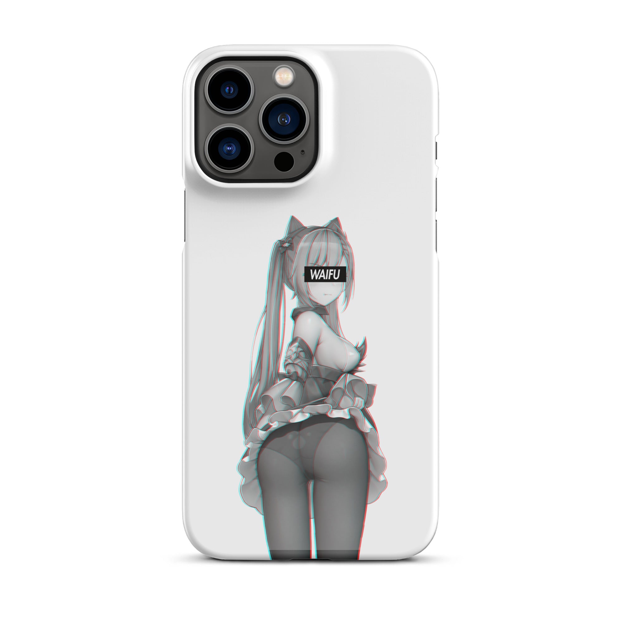 Keqing Waifu Material #001 iPhone Premium Case