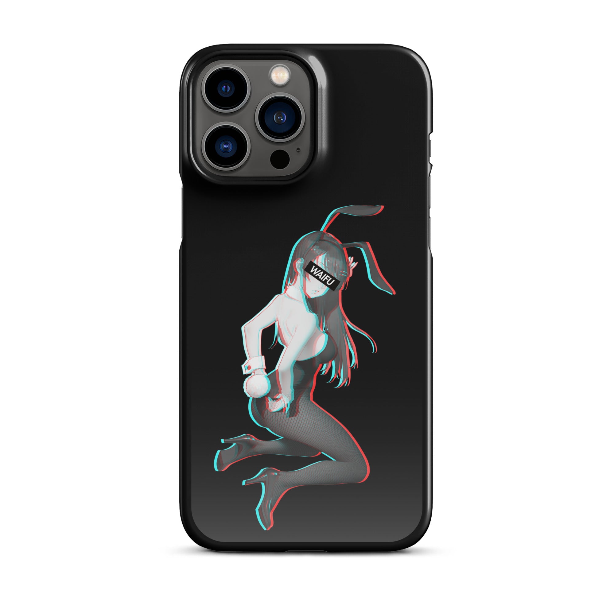 Mai Waifu Material - Black Edition #001 iPhone Premium Case
