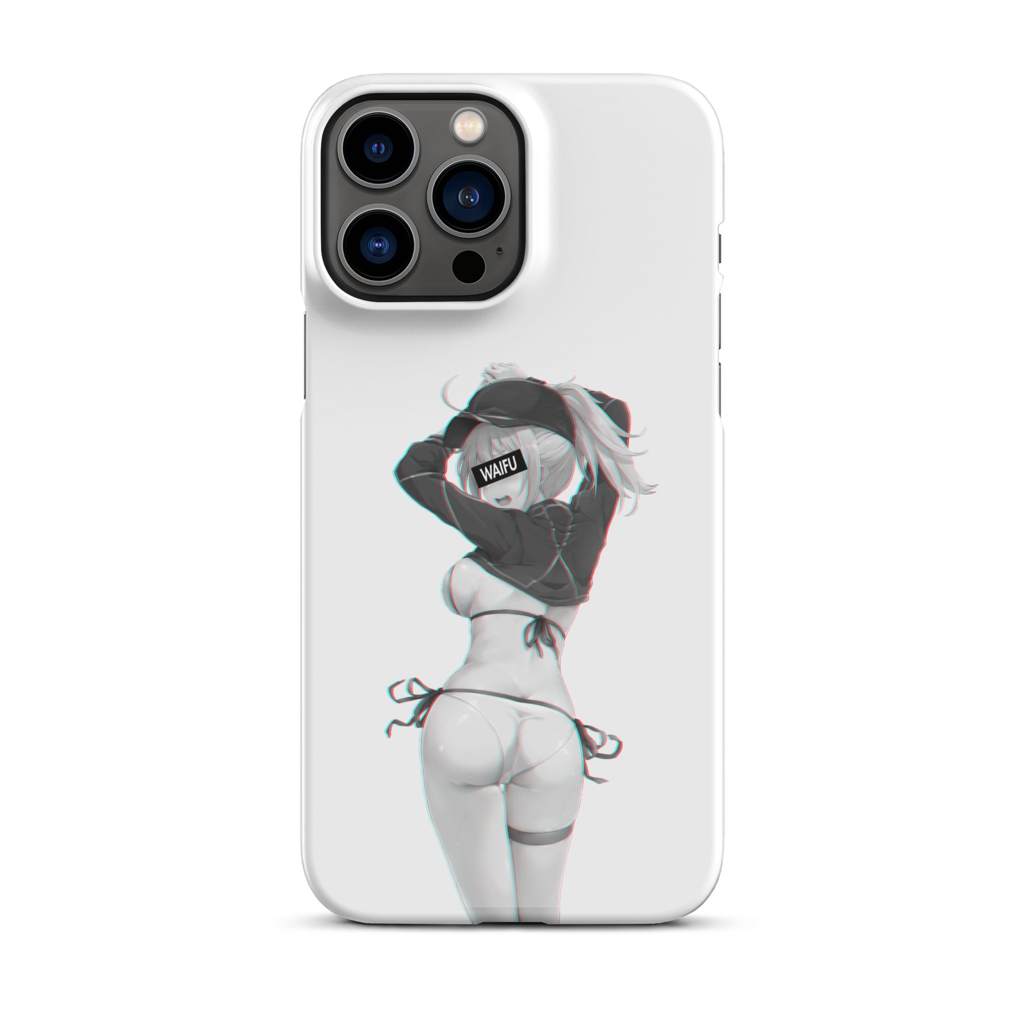 Mysterious Heroine Waifu Material #003 iPhone Premium Case