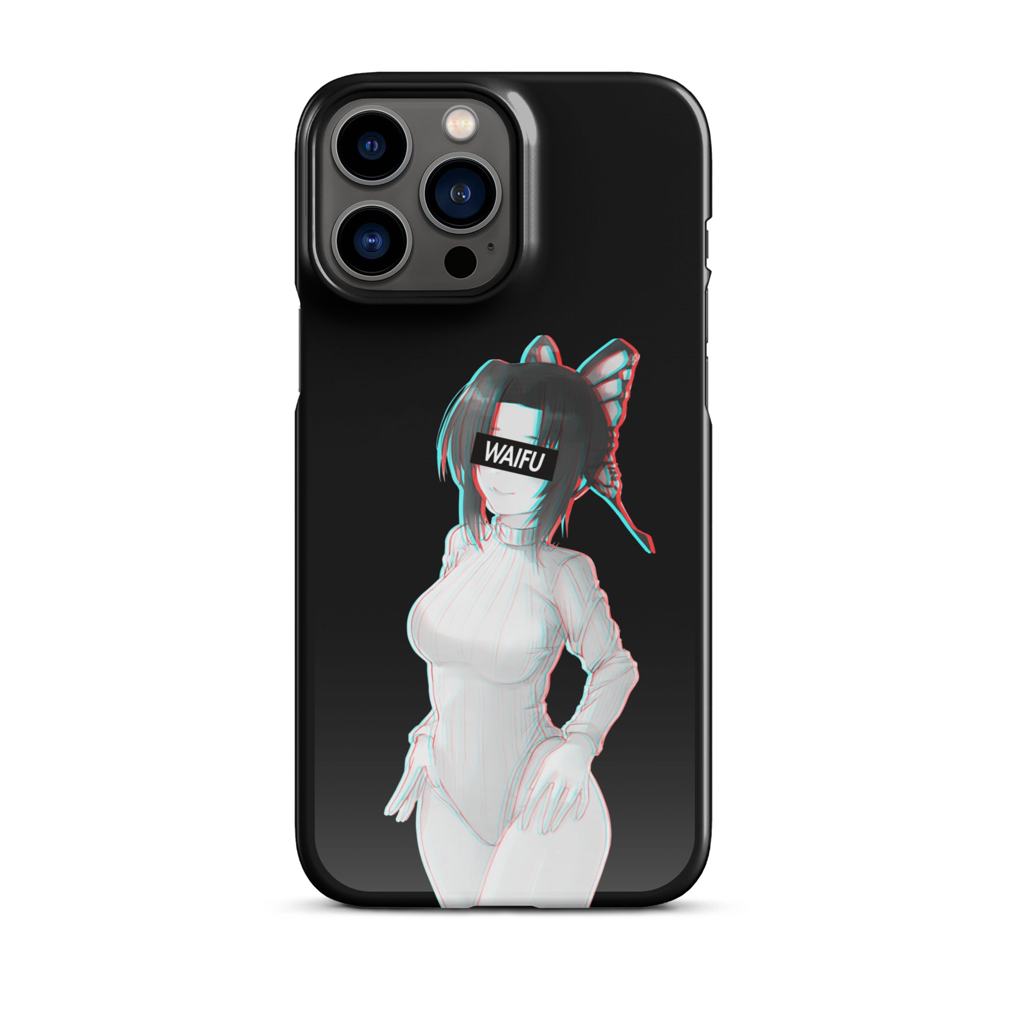 Shinobu Waifu Material - Black Edition #002 iPhone Premium Case