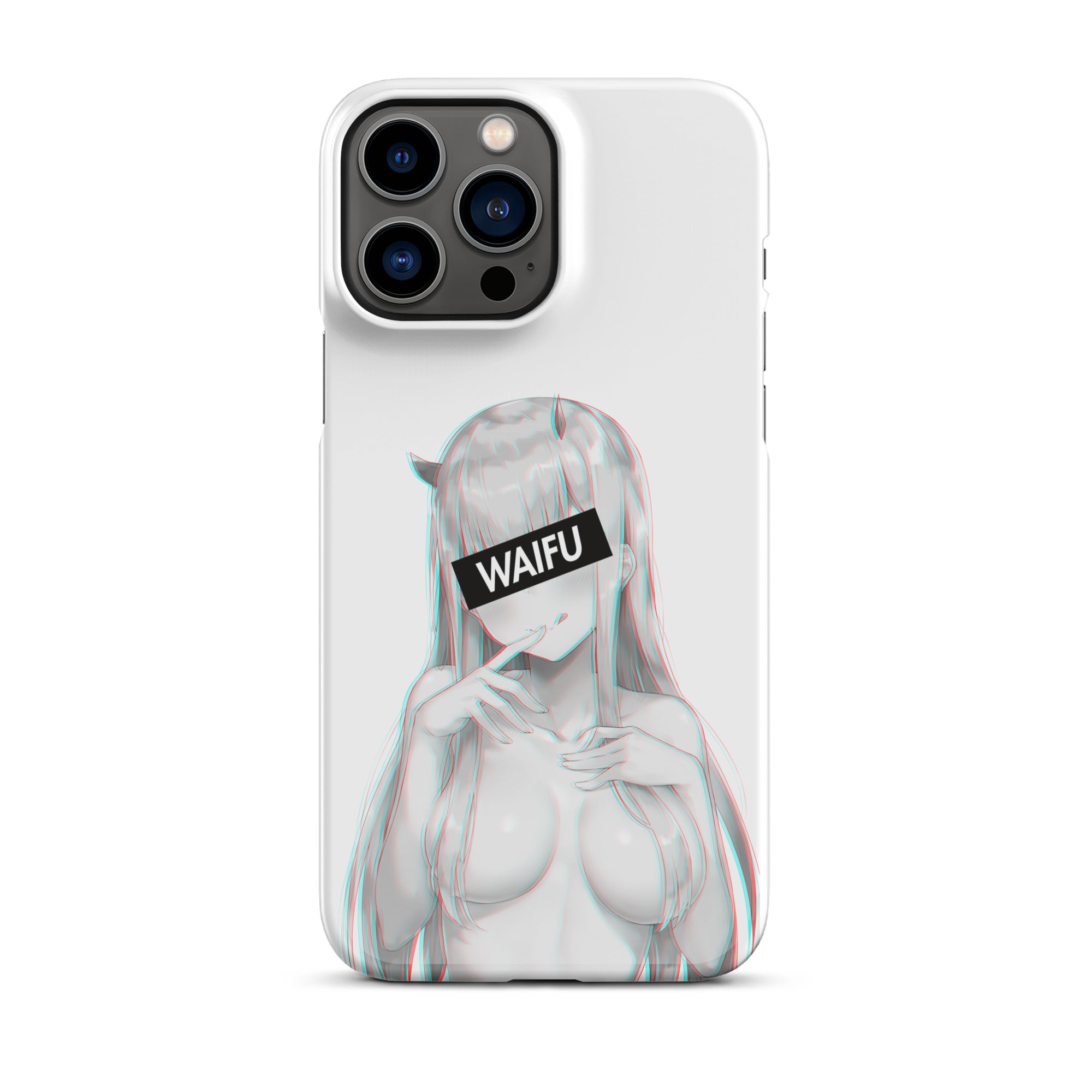 Zero Two Waifu Material #007 iPhone Premium Case