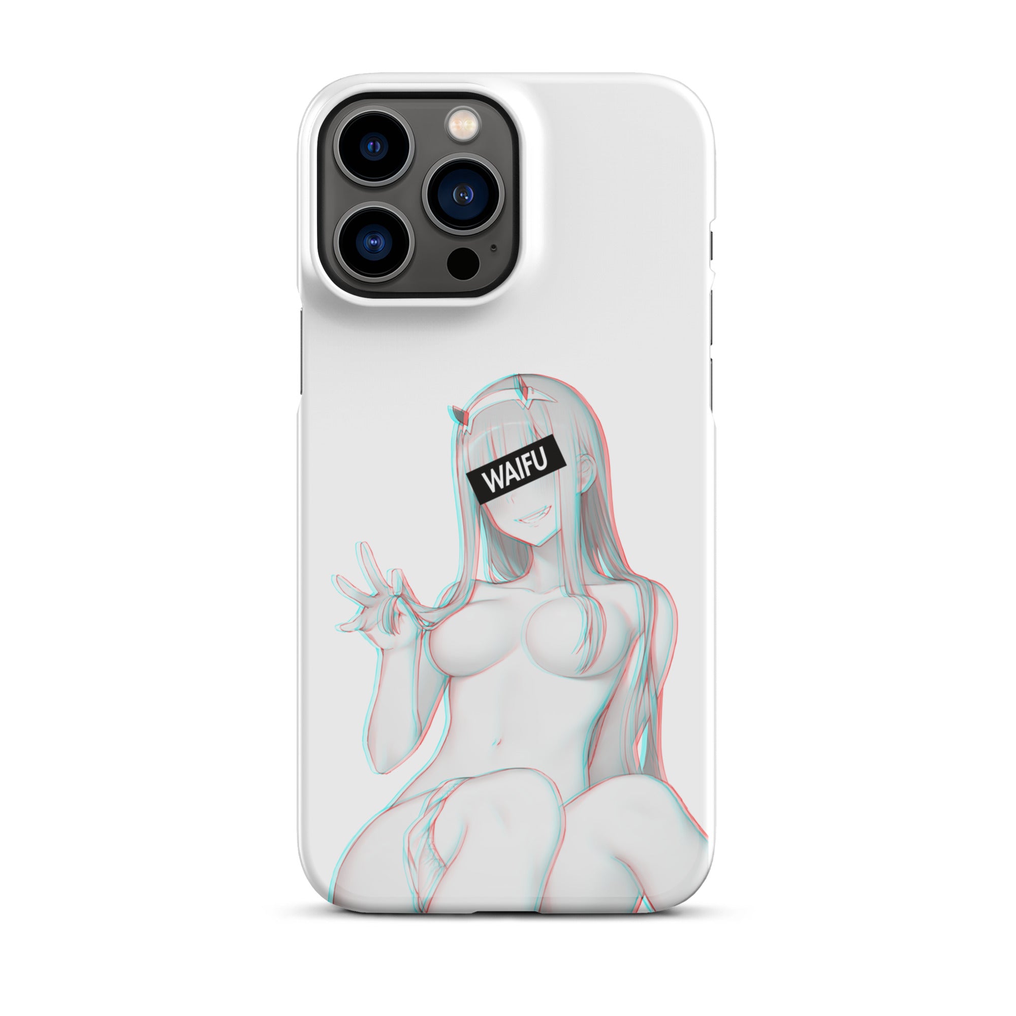 Zero Two Waifu Material #006 iPhone Premium Case