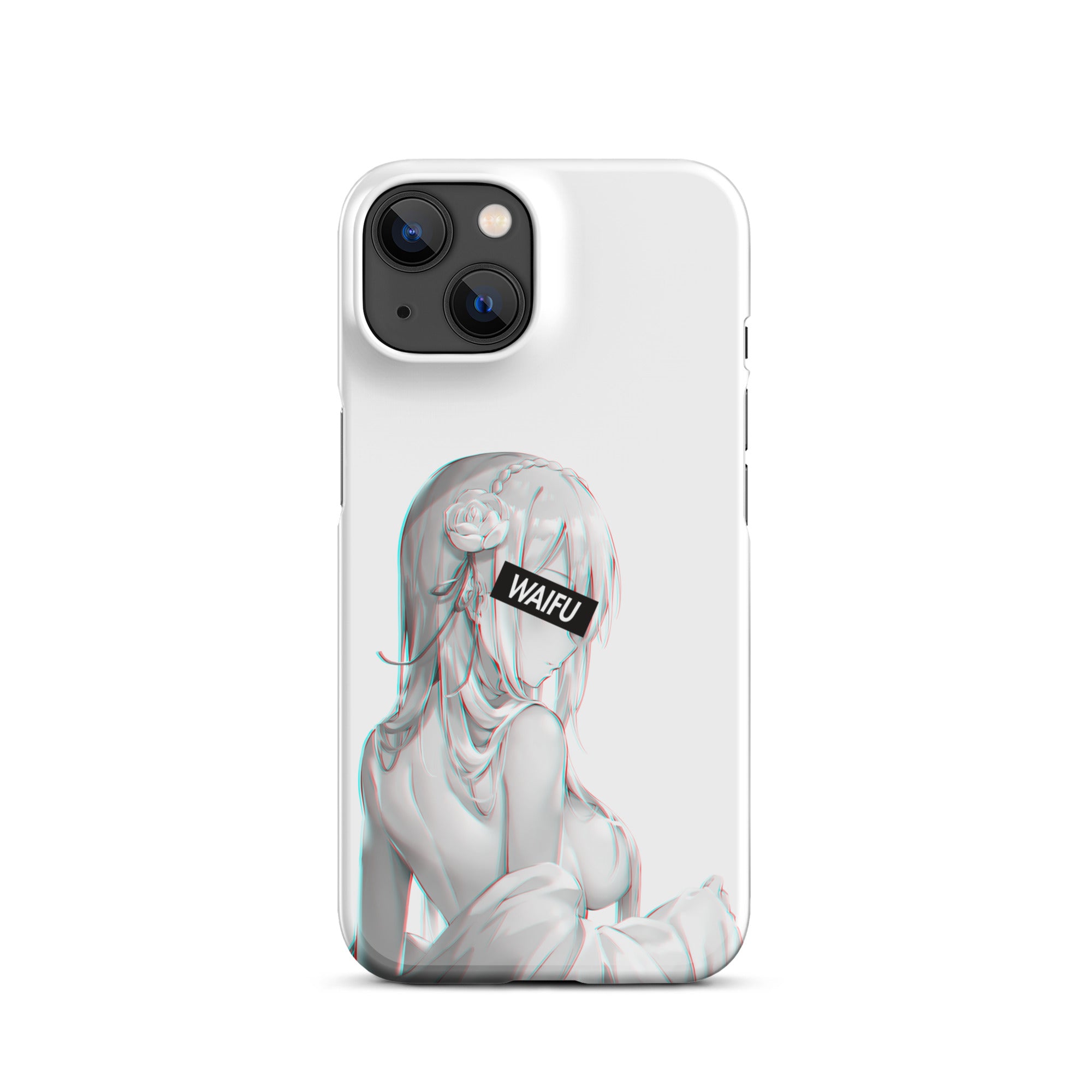 Emilia Waifu Material #001 iPhone Premium Case