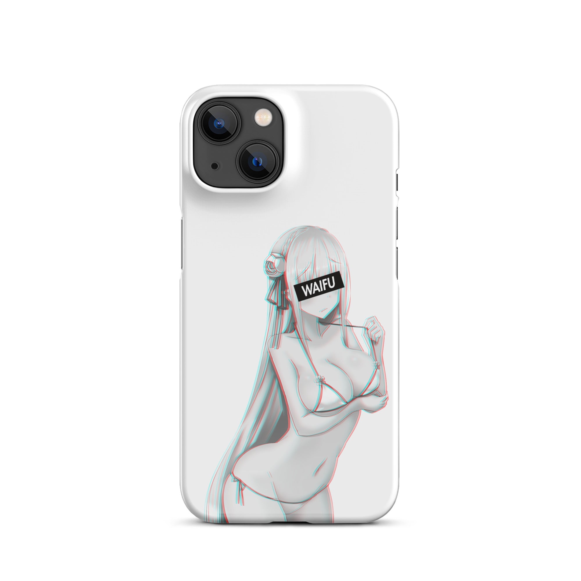 Emilia Waifu Material #002 iPhone Premium Case