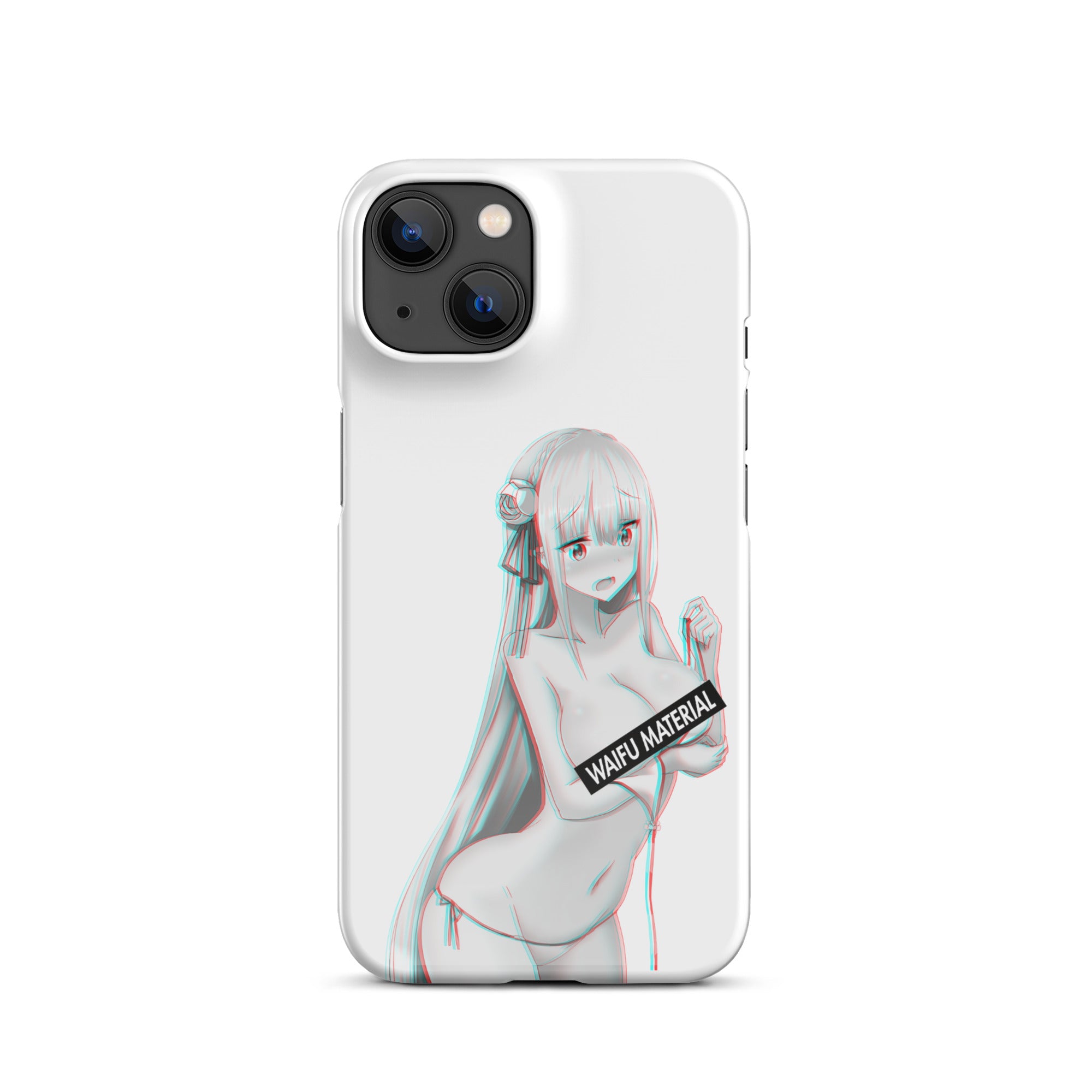 Emilia Waifu Material #003 iPhone Premium Case
