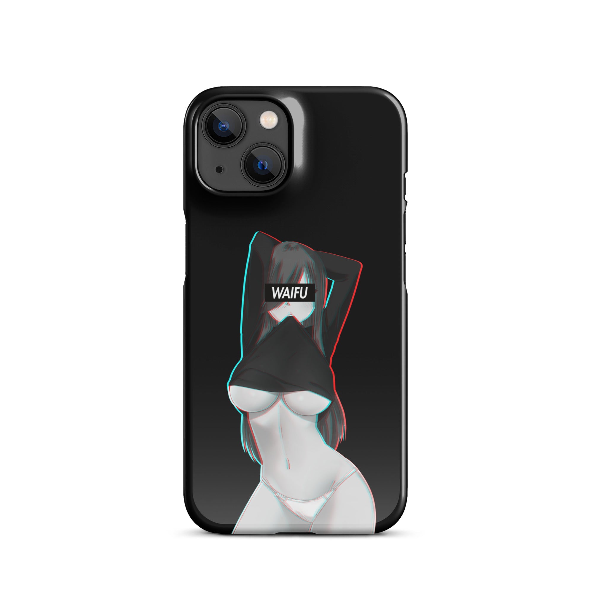Erza Waifu Material - Black Edition #001 iPhone Premium Case
