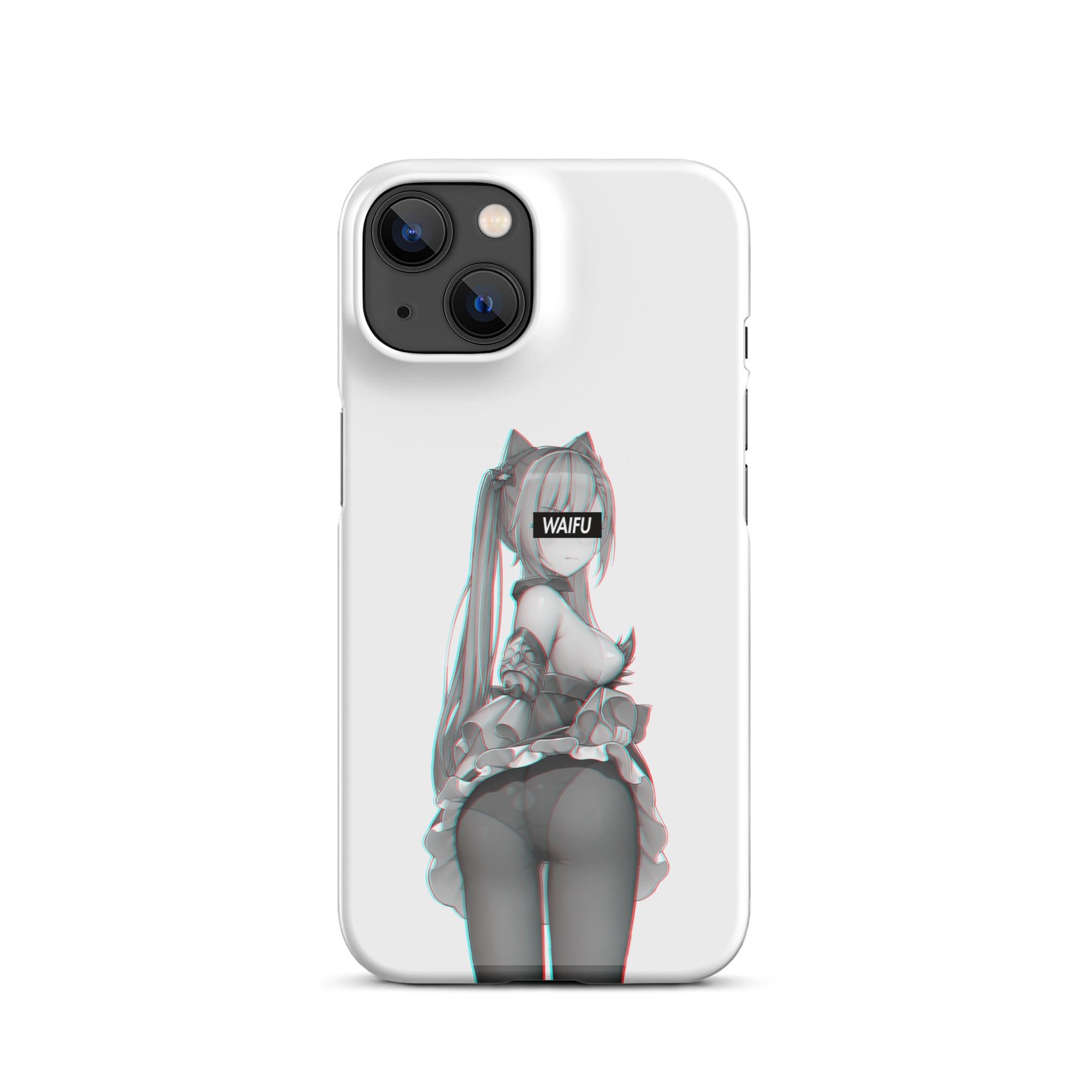 Keqing Waifu Material #001 iPhone Premium Case