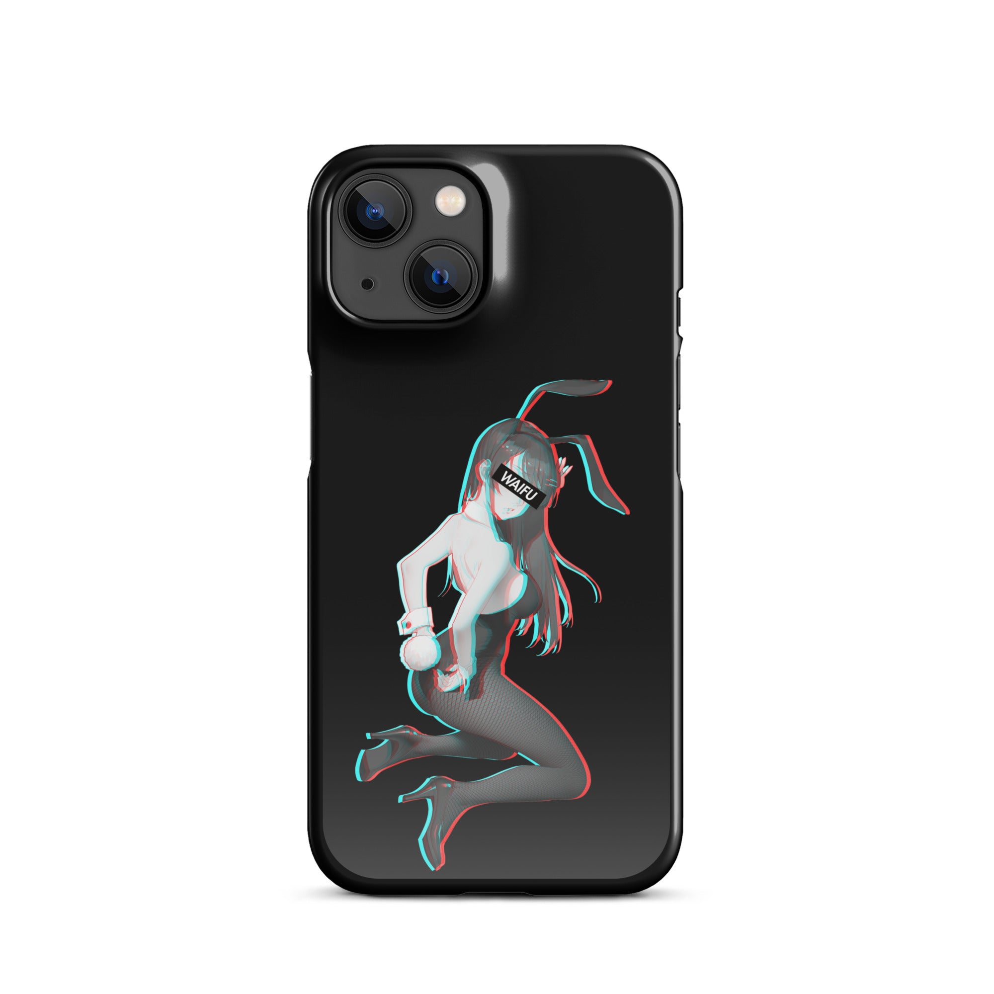 Mai Waifu Material - Black Edition #001 iPhone Premium Case