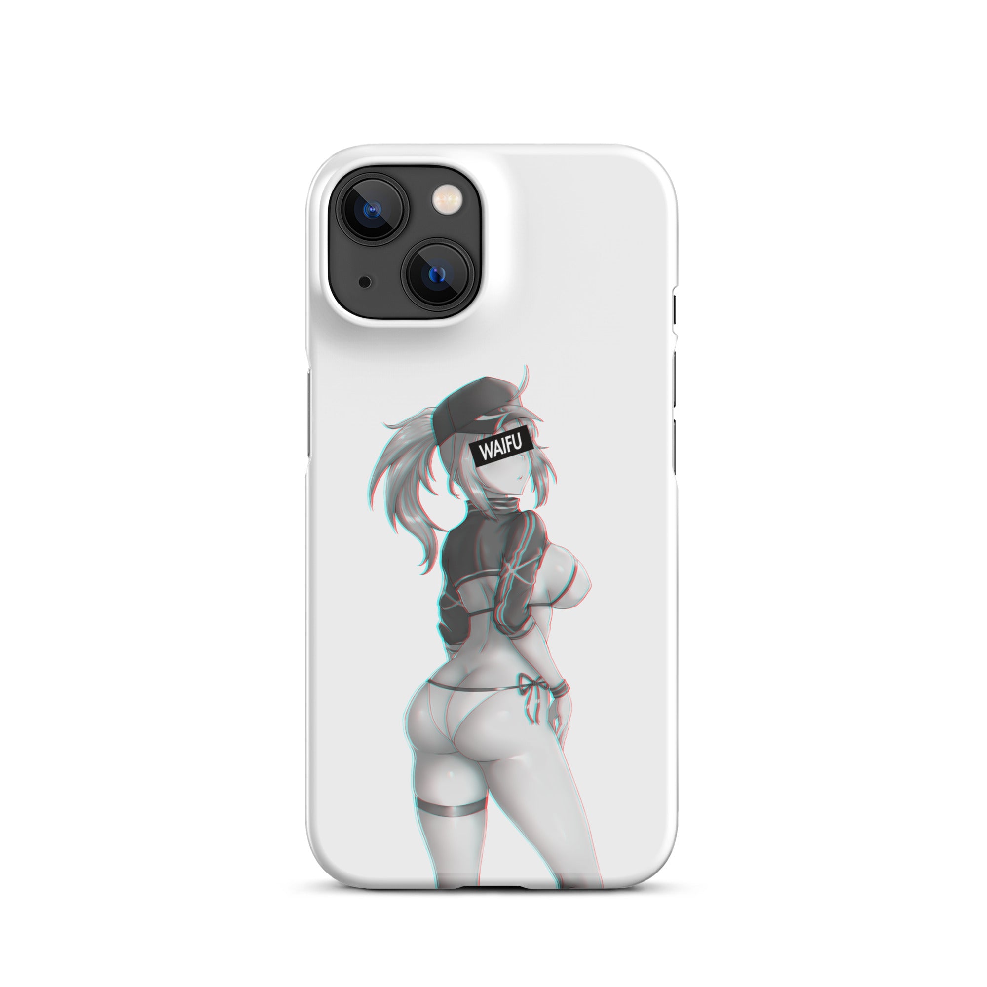 Mysterious Heroine Waifu Material #002 iPhone Premium Case
