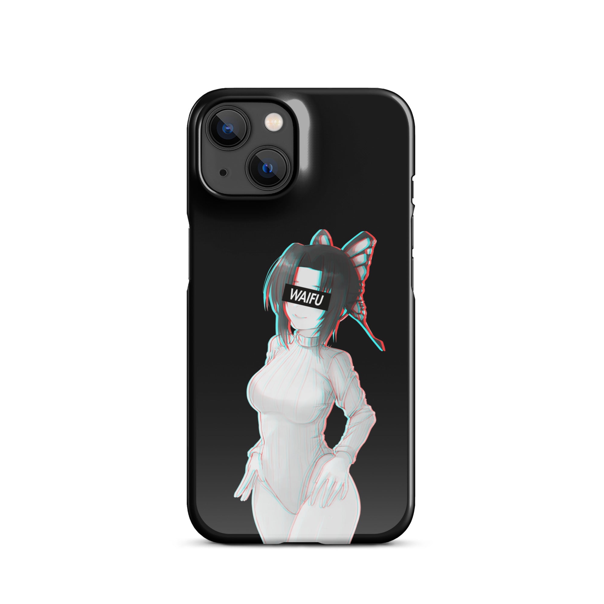 Shinobu Waifu Material - Black Edition #002 iPhone Premium Case
