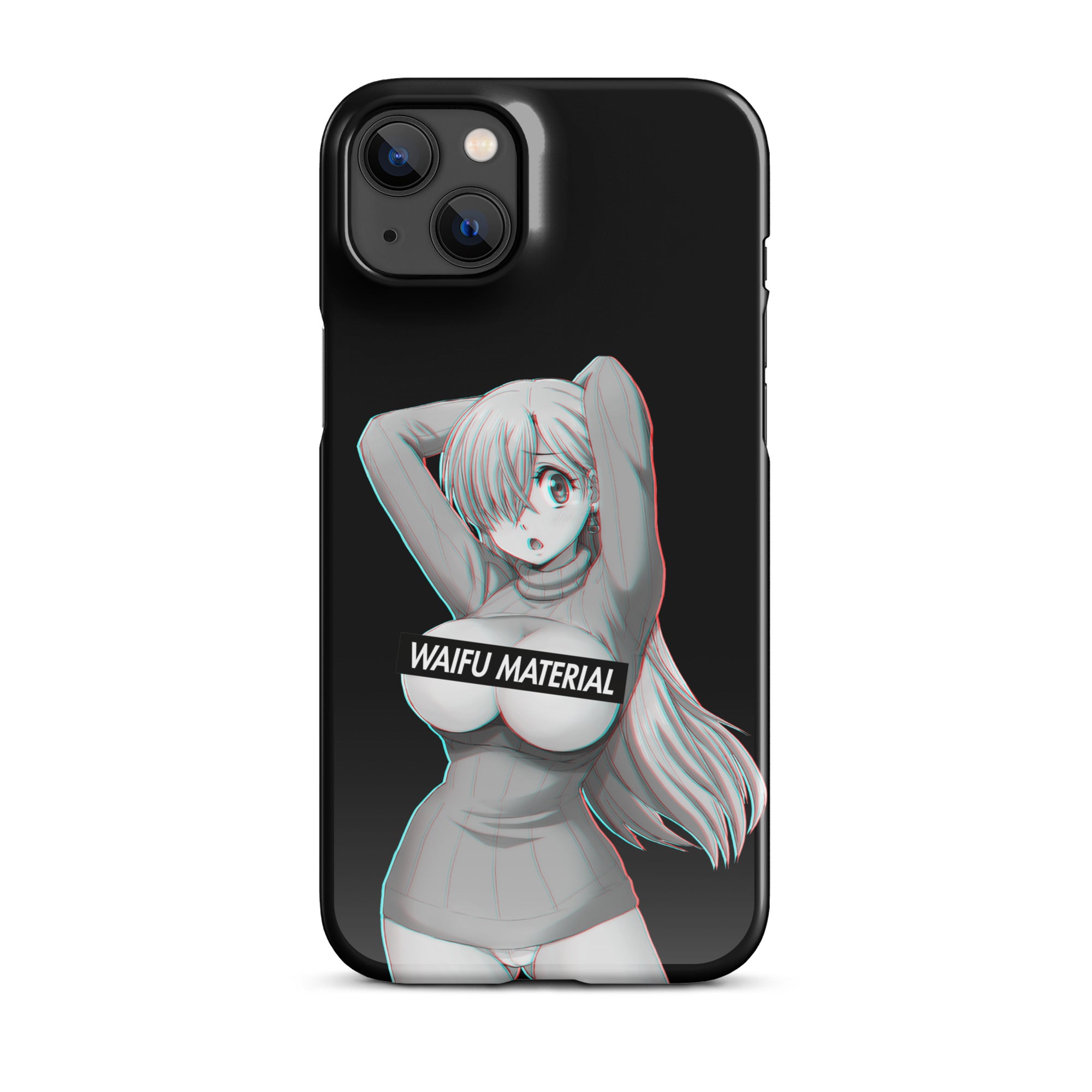 Elizabeth Waifu Material - Black Edition #001 iPhone Premium Case