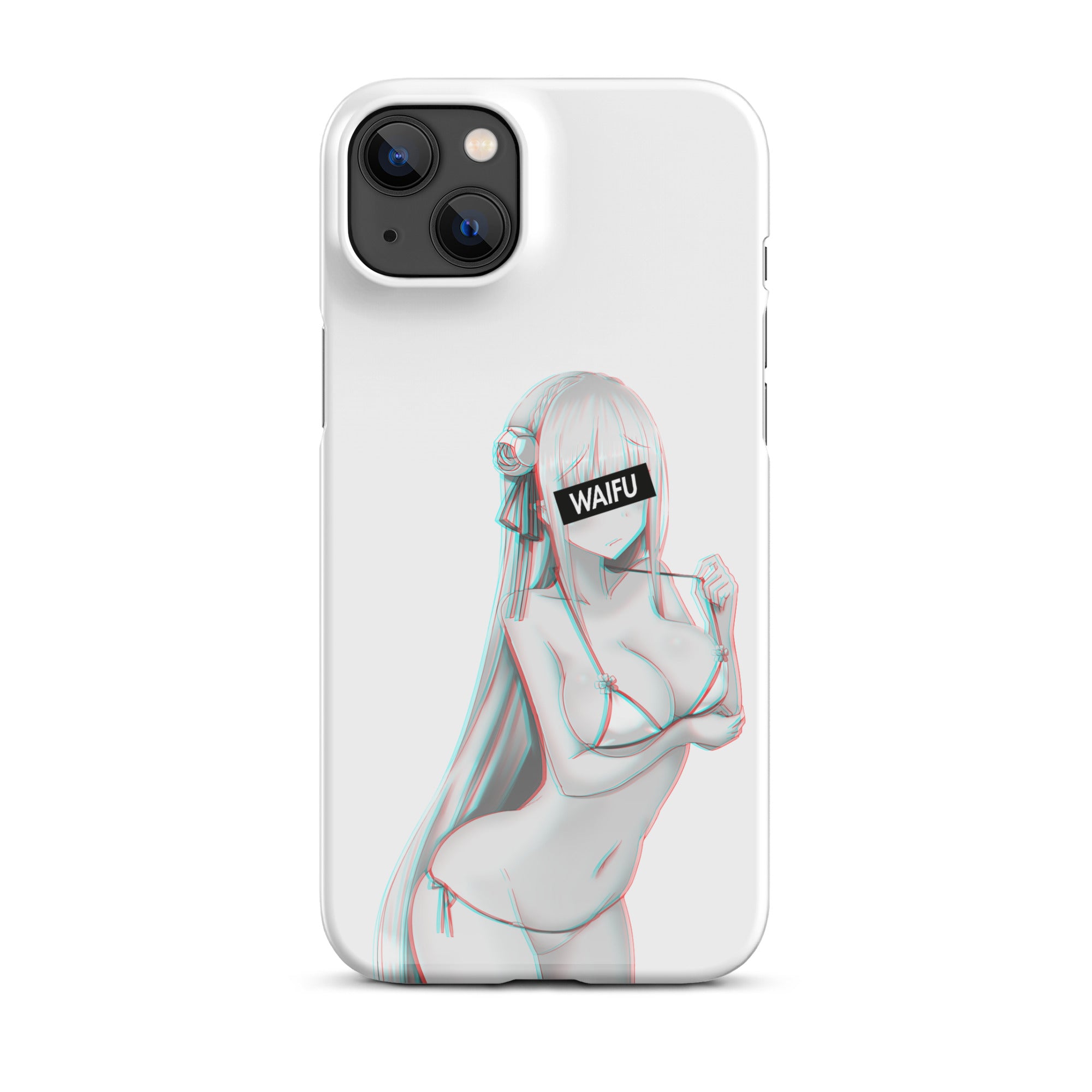 Emilia Waifu Material #002 iPhone Premium Case