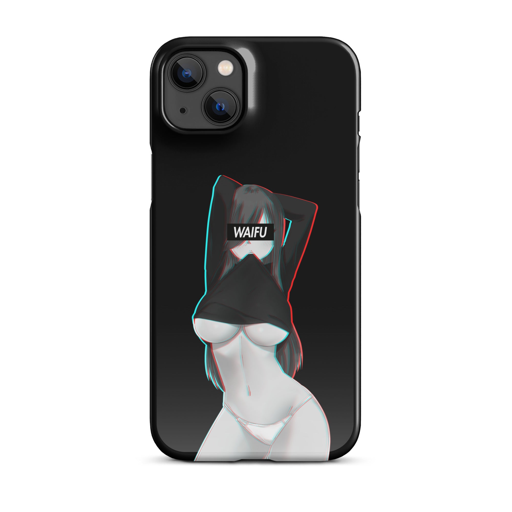 Erza Waifu Material - Black Edition #001 iPhone Premium Case