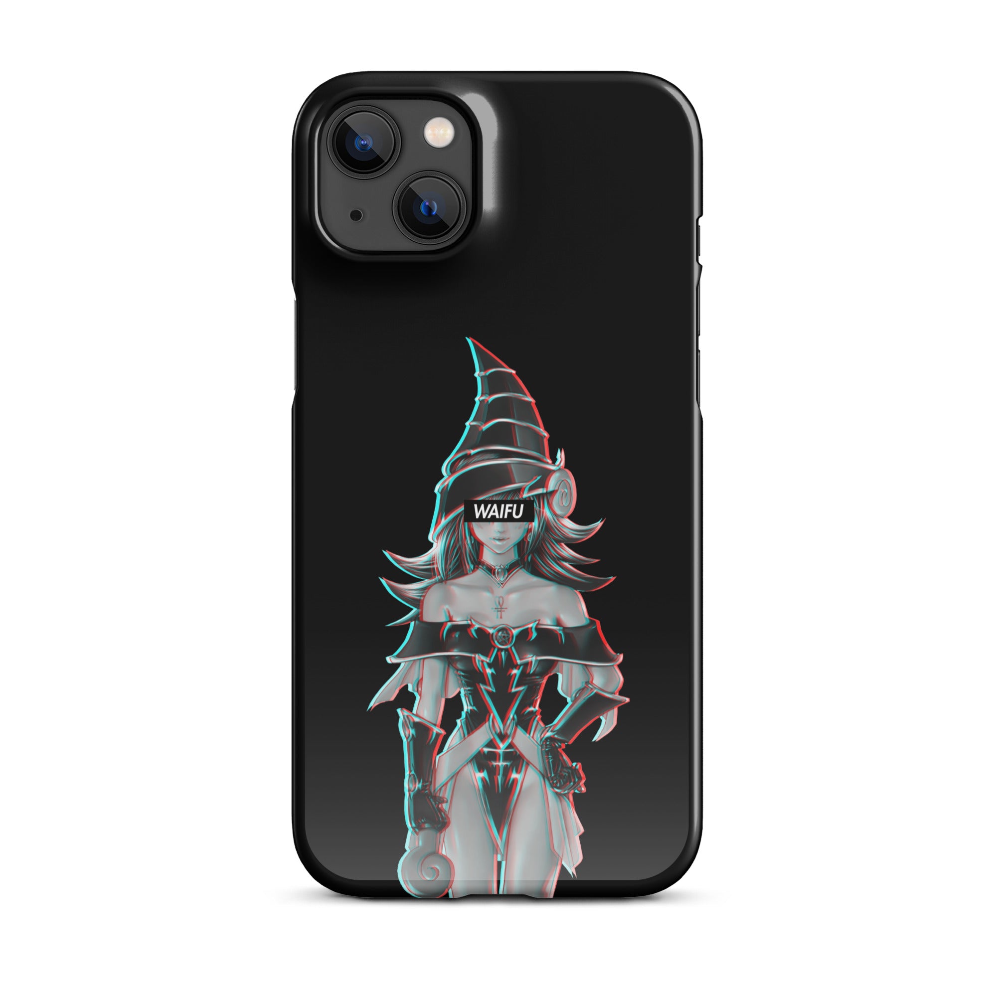 Magical Gal Waifu Material - Black Edition #001 iPhone Premium Case