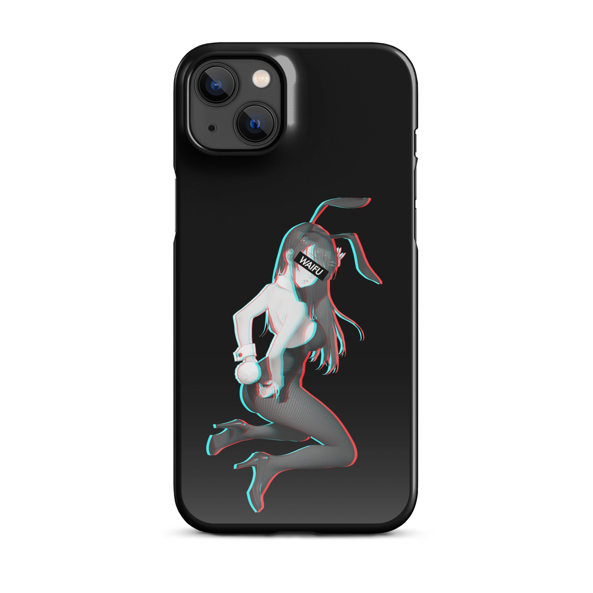 Mai Waifu Material - Black Edition #001 iPhone Premium Case