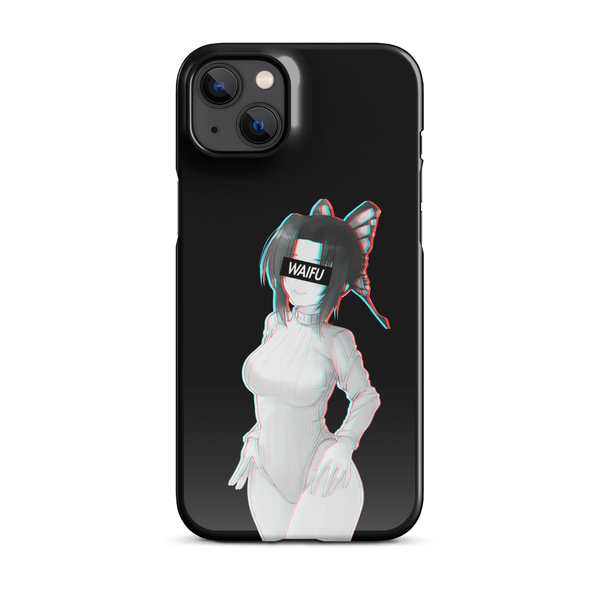 Shinobu Waifu Material - Black Edition #002 iPhone Premium Case