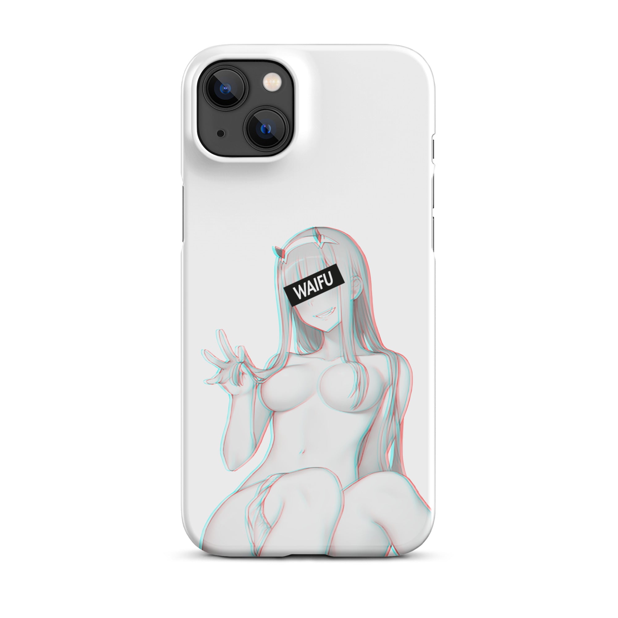 Zero Two Waifu Material #006 iPhone Premium Case