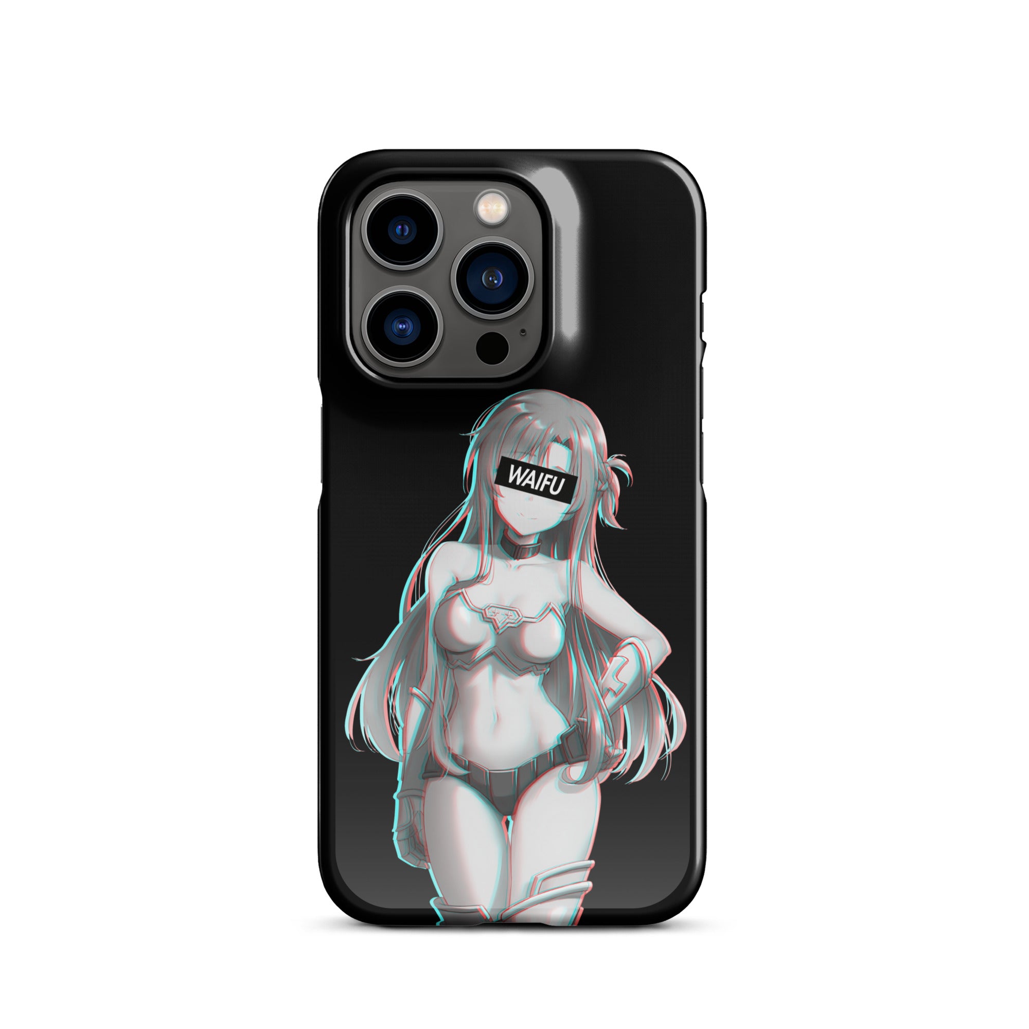 Asuna Waifu Material - Black Edition #001 iPhone Premium Case