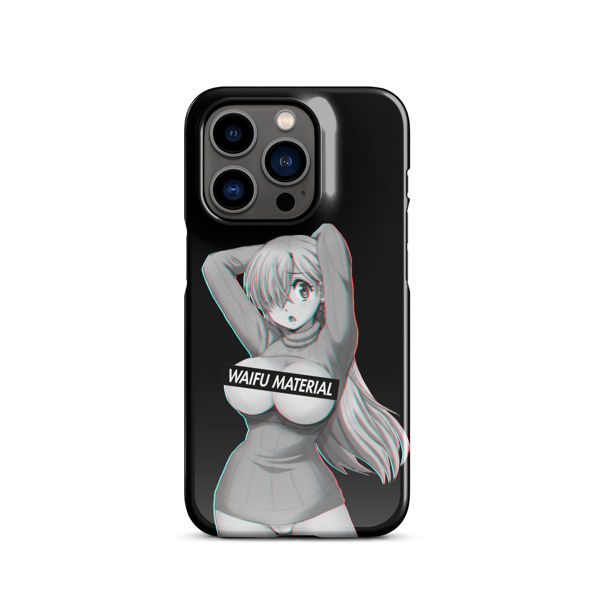 Elizabeth Waifu Material - Black Edition #001 iPhone Premium Case