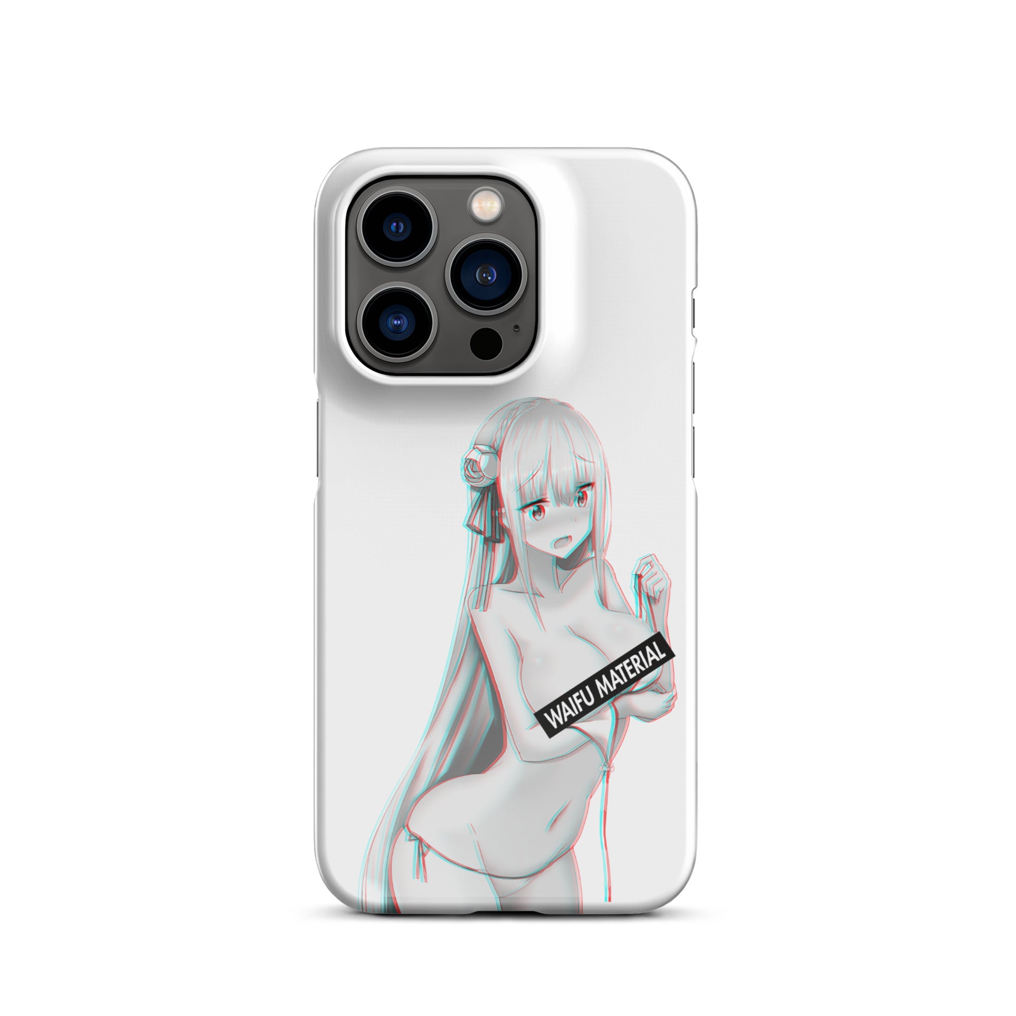 Emilia Waifu Material #003 iPhone Premium Case