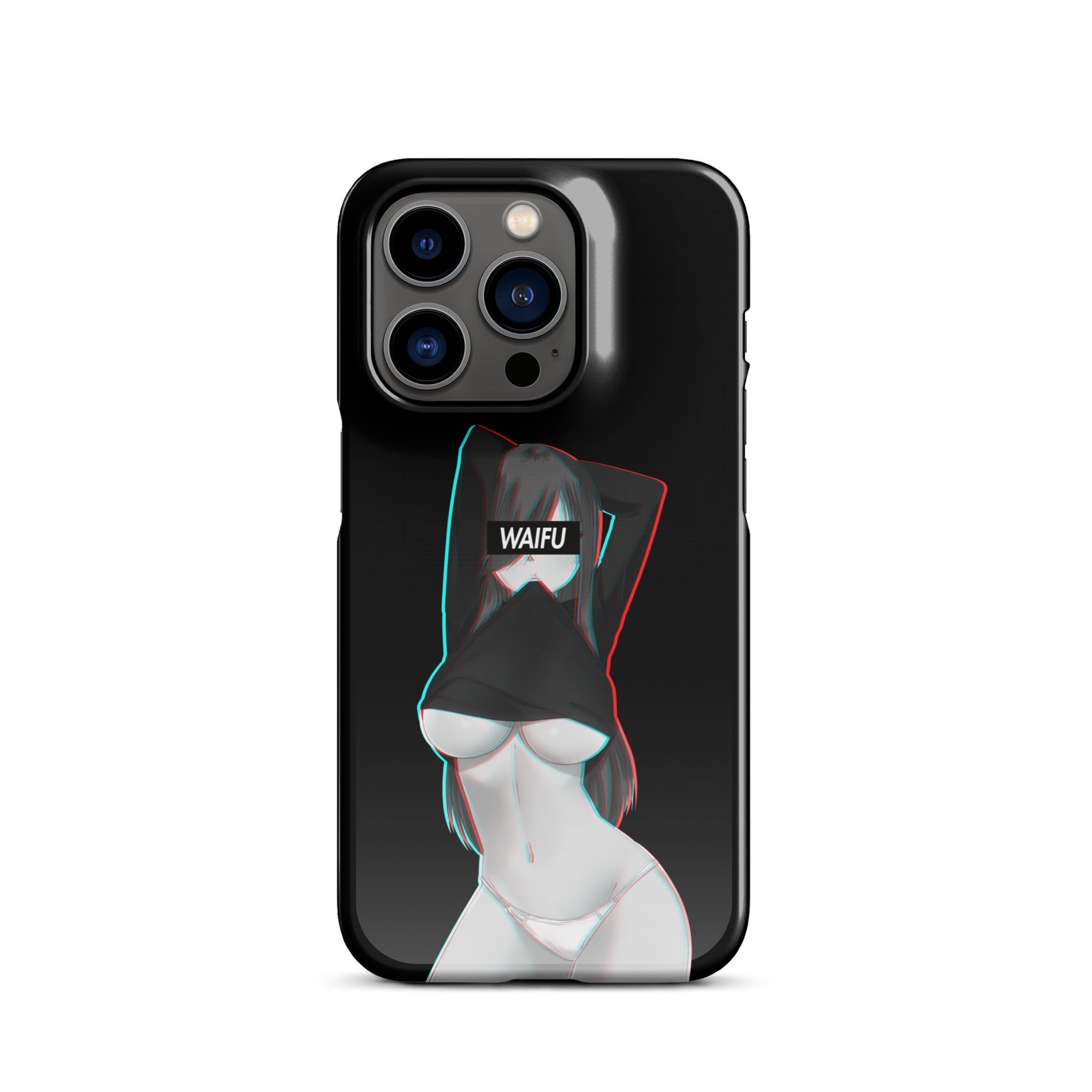 Erza Waifu Material - Black Edition #001 iPhone Premium Case